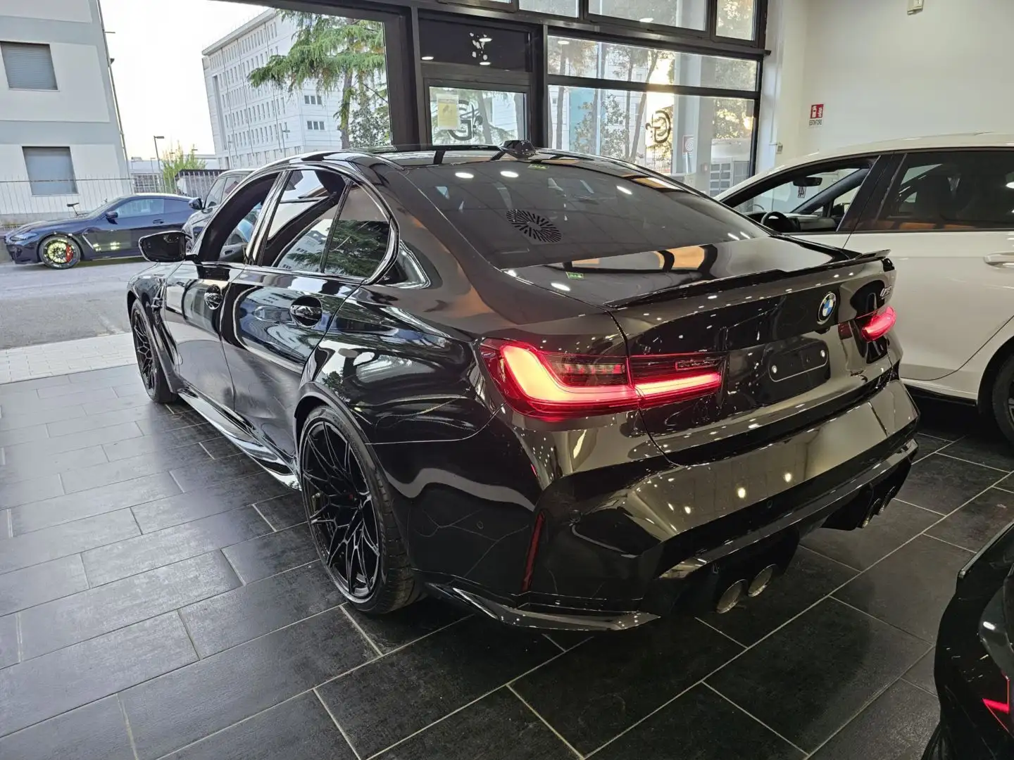 BMW M3 M3 Comp Tetto C.19" 20" Harman Kardon Carbonio Led Nero - 2