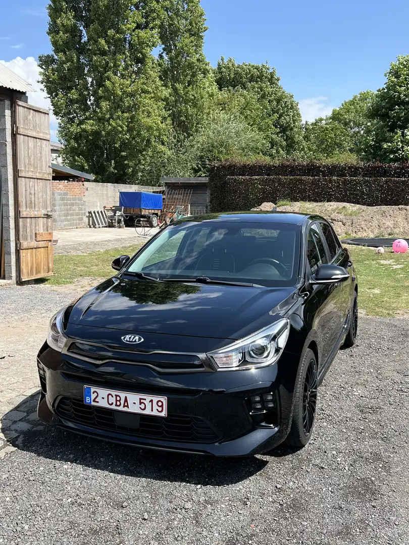 Kia Rio 1.0 T-GDI 100 GT Line (59.447km) Schwarz - 1