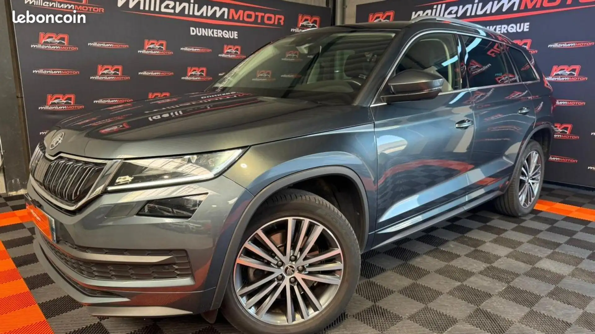 Skoda Kodiaq laurin & klement 2.0 tdi 190 cv dsg 7 4x4 places g Gris - 1