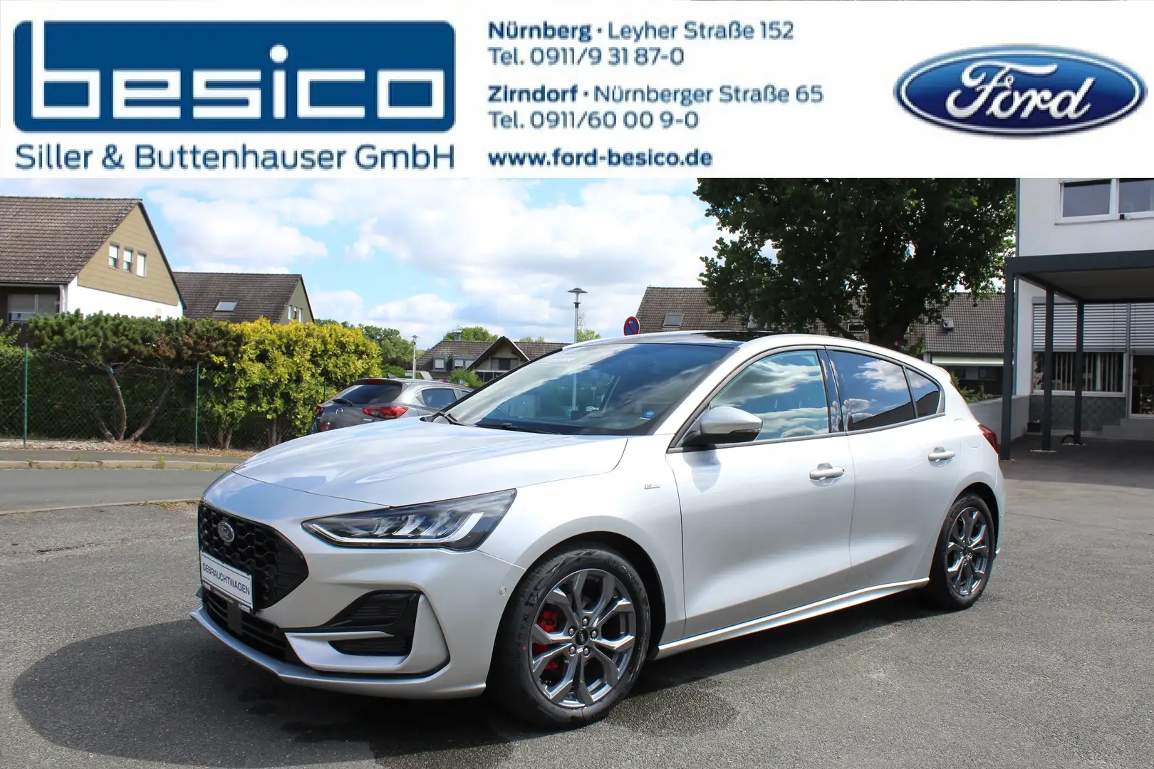 Ford Focus ST-Line X 1,0EcoBoost*Automatik*Pano*ACC*B&O*LED* Argento - 1