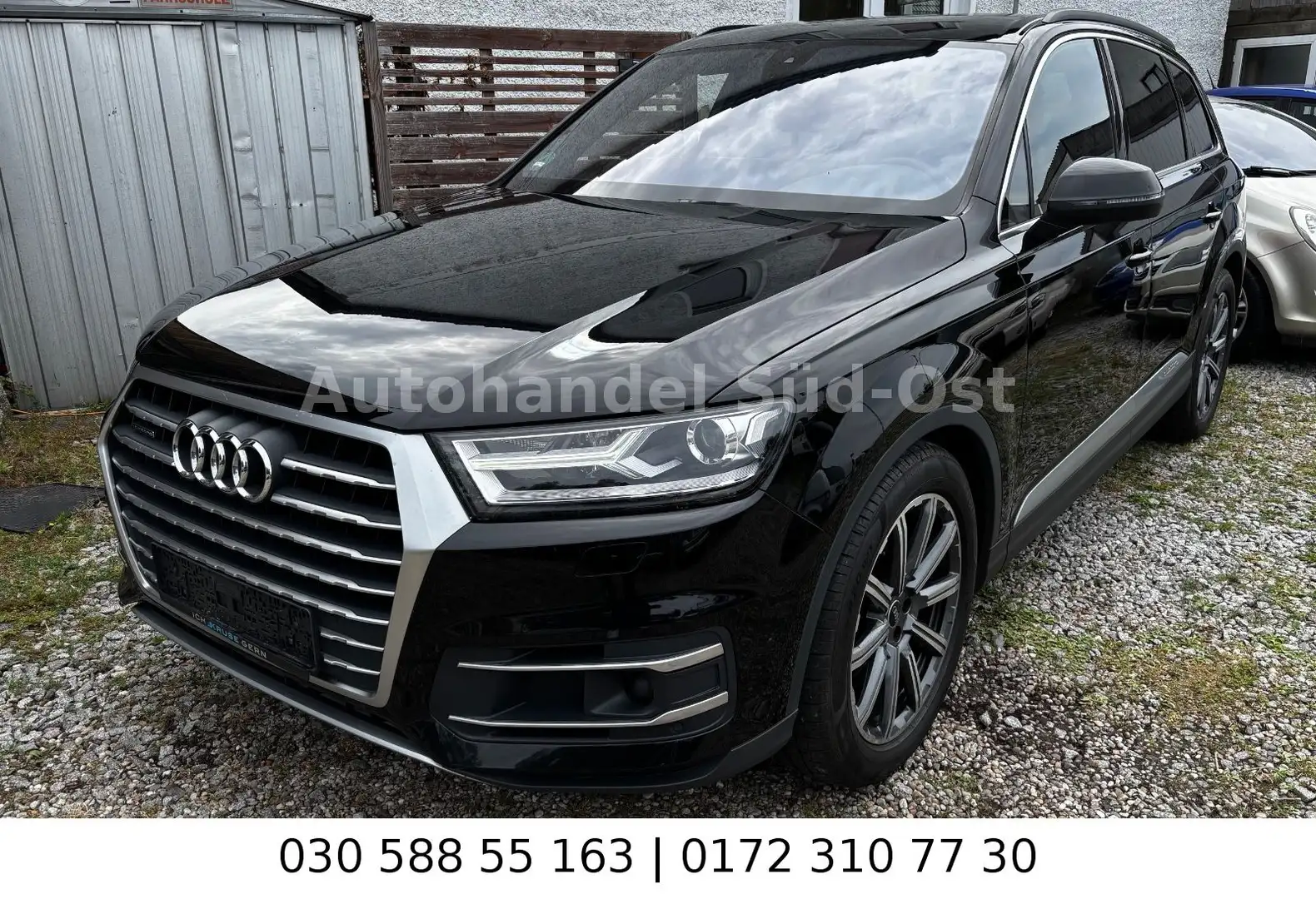 Audi Q7 3.0 Luft Leder Navi ACC AHK 20" Sitzbelüftung Nero - 1
