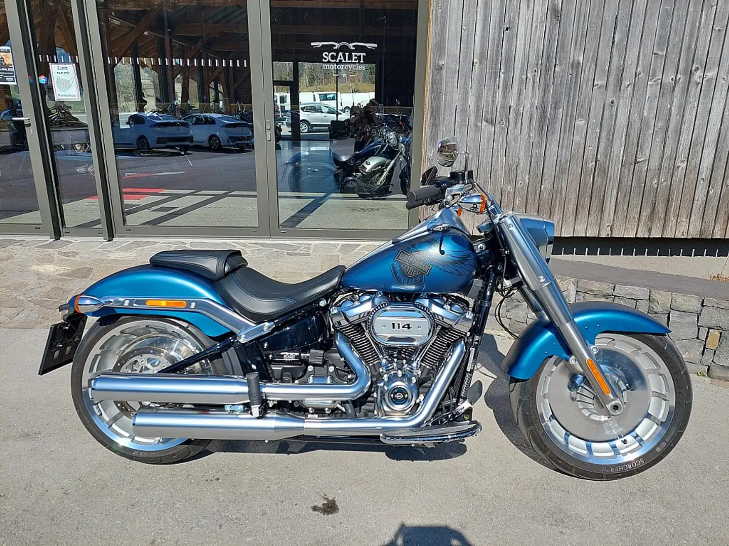 Harley-Davidson Fat Boy Fat Boy 114 Anniversary X GQYHXO Blau - 1