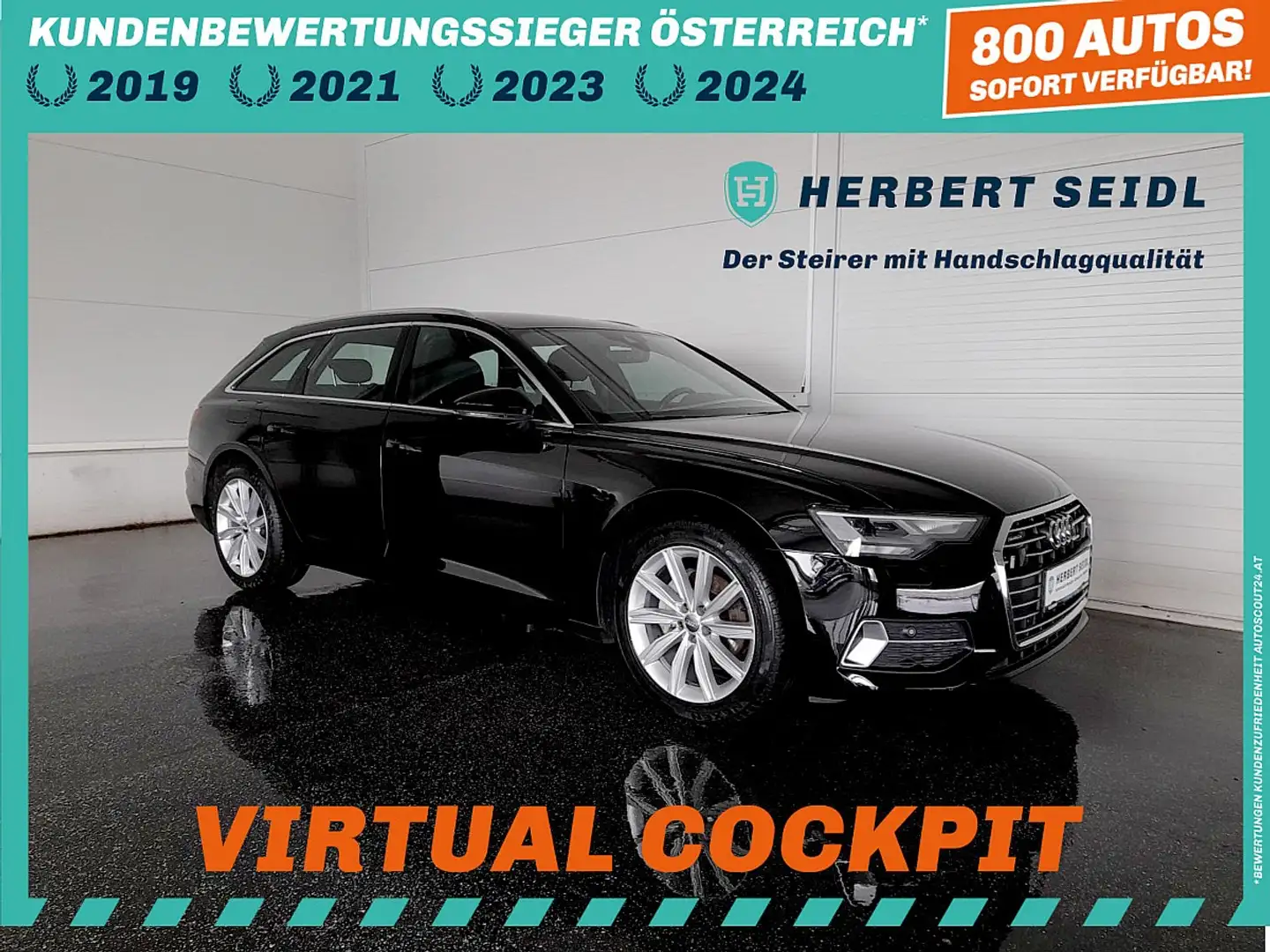 Audi A6 Avant SPORT 40 TDI quattro S-tr *19 ZOLL / MEMO... Schwarz - 1