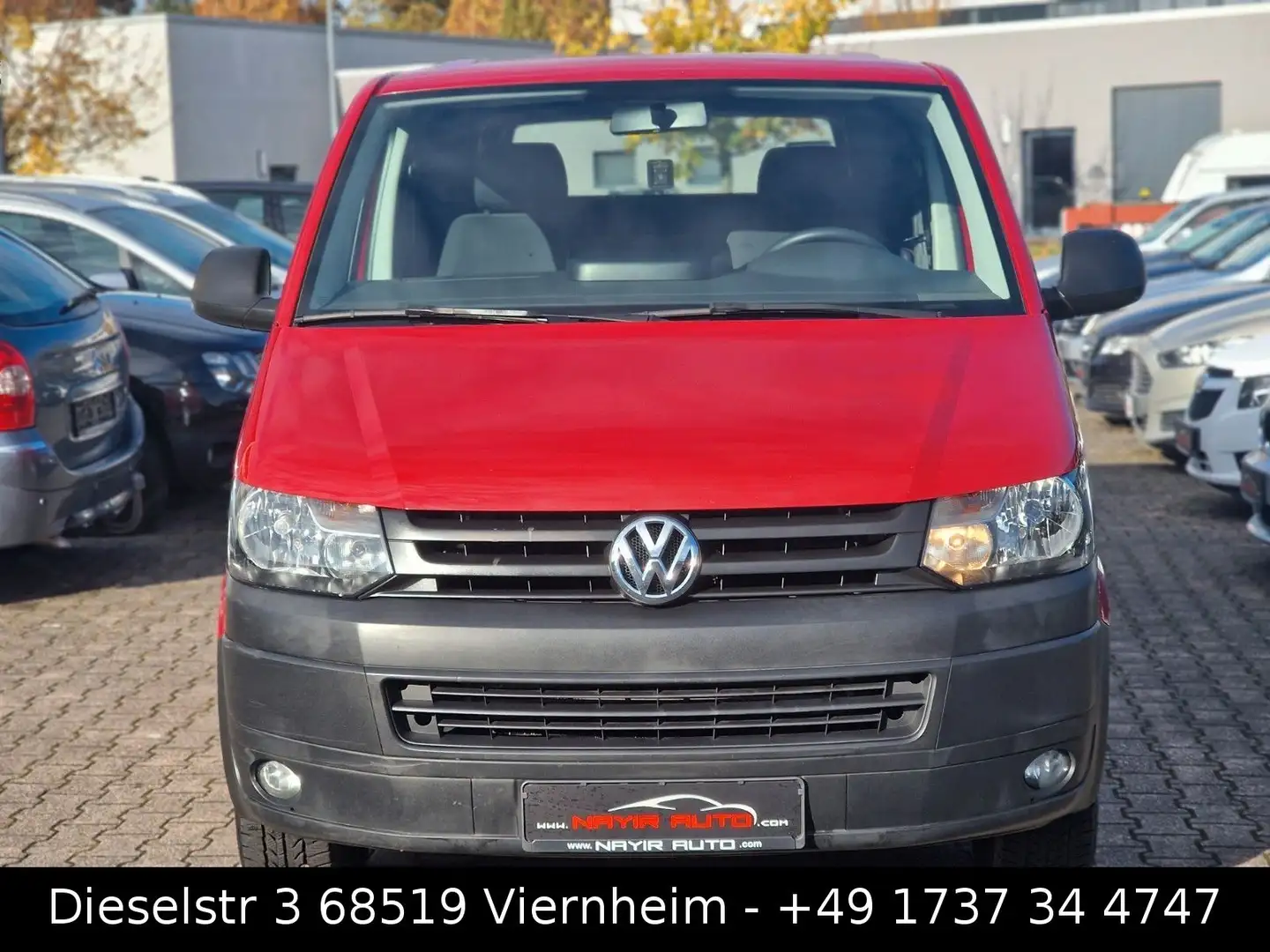 Volkswagen T5 Transporter lang|ink. MwSt|1.Hand|Tüv:8.26 Rot - 2