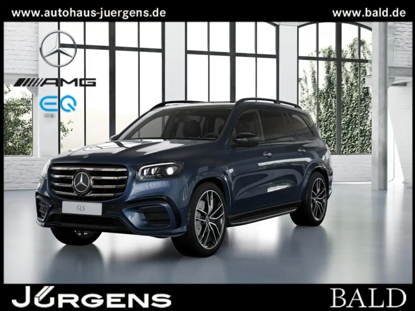 Mercedes-Benz GLS 580 4M AMG-Sport/Pano/AHK/HUD/360/Night/23" Blau - 1