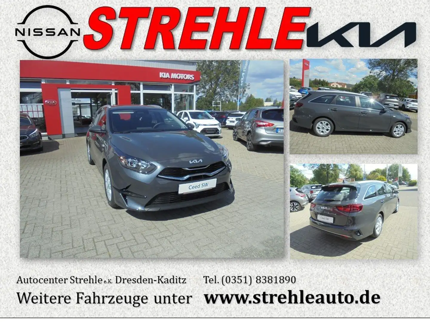 Kia Ceed SW / cee'd SW 1.0T-GDI Vision 6MT, Grau - 1