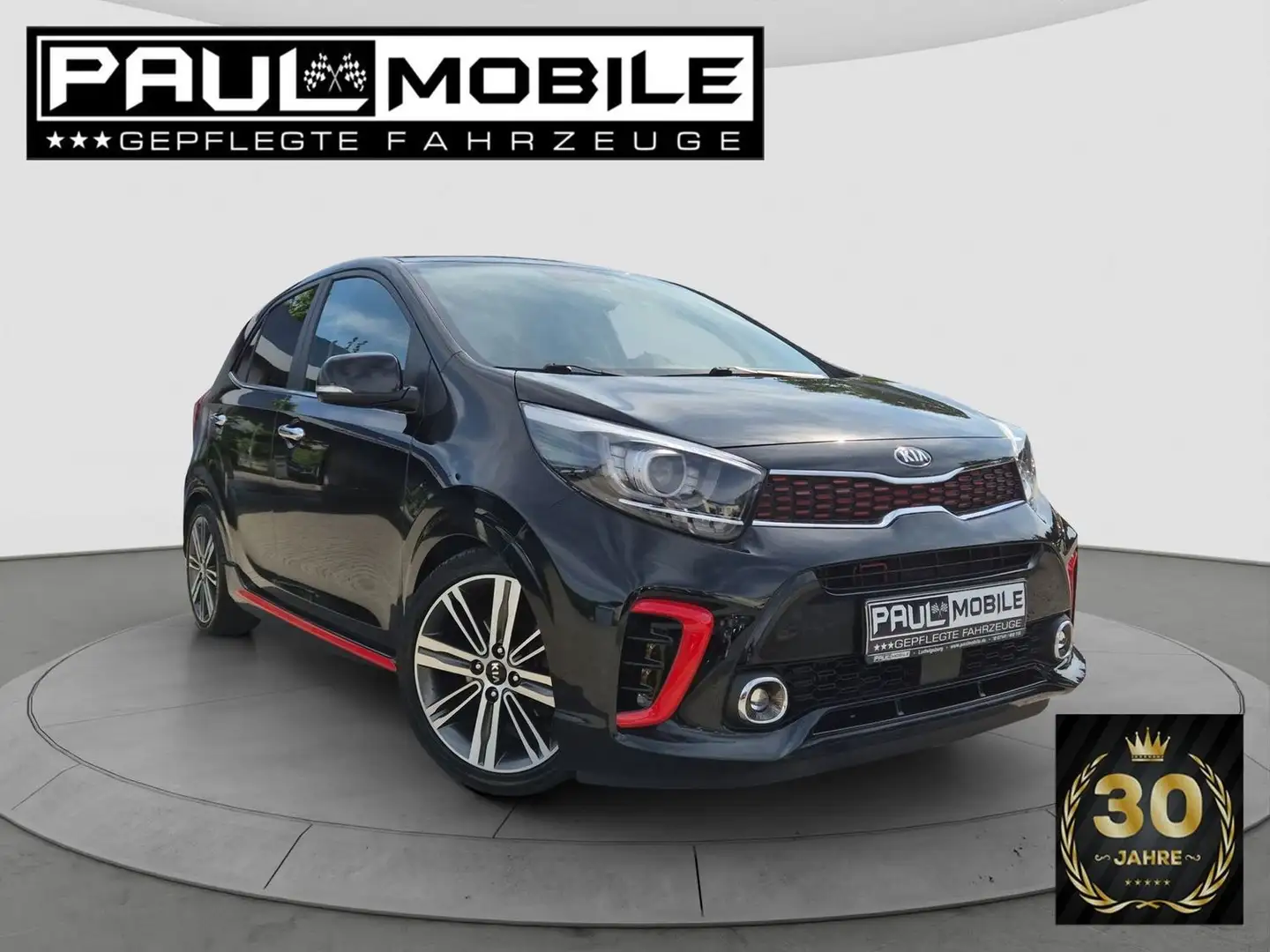 Kia Picanto GT-Line Navi Leder Sportsitze PDC R-Cam Schwarz - 1