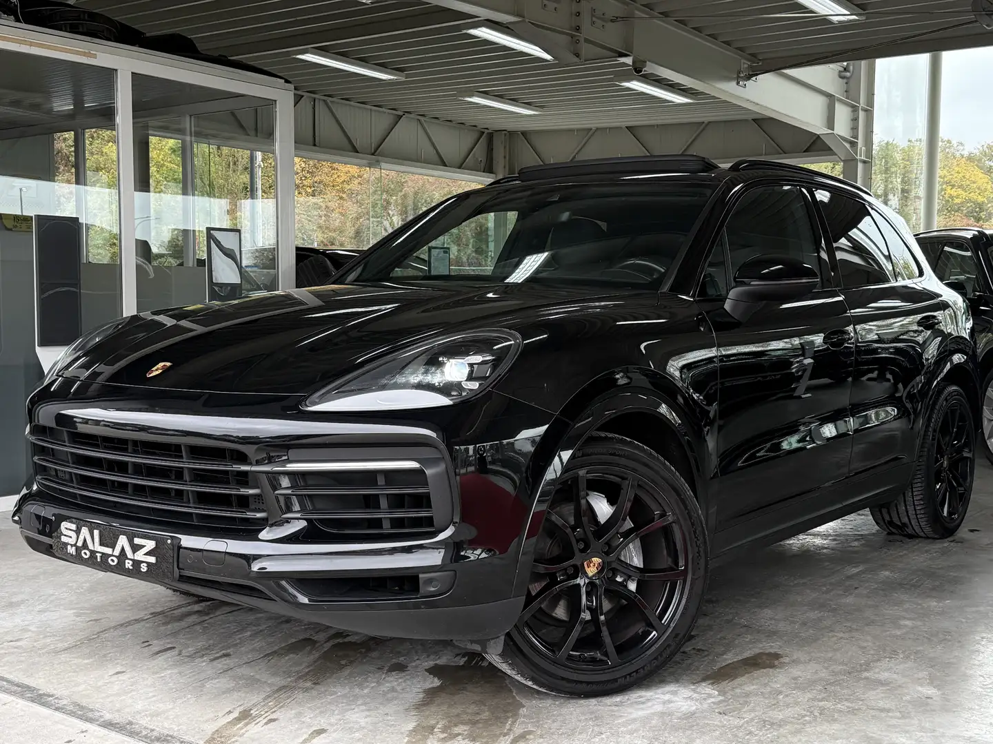 Porsche Cayenne Cayenne 3.0 Turbo V6_TOIT OUVR_J21_CARPLAY Noir - 2