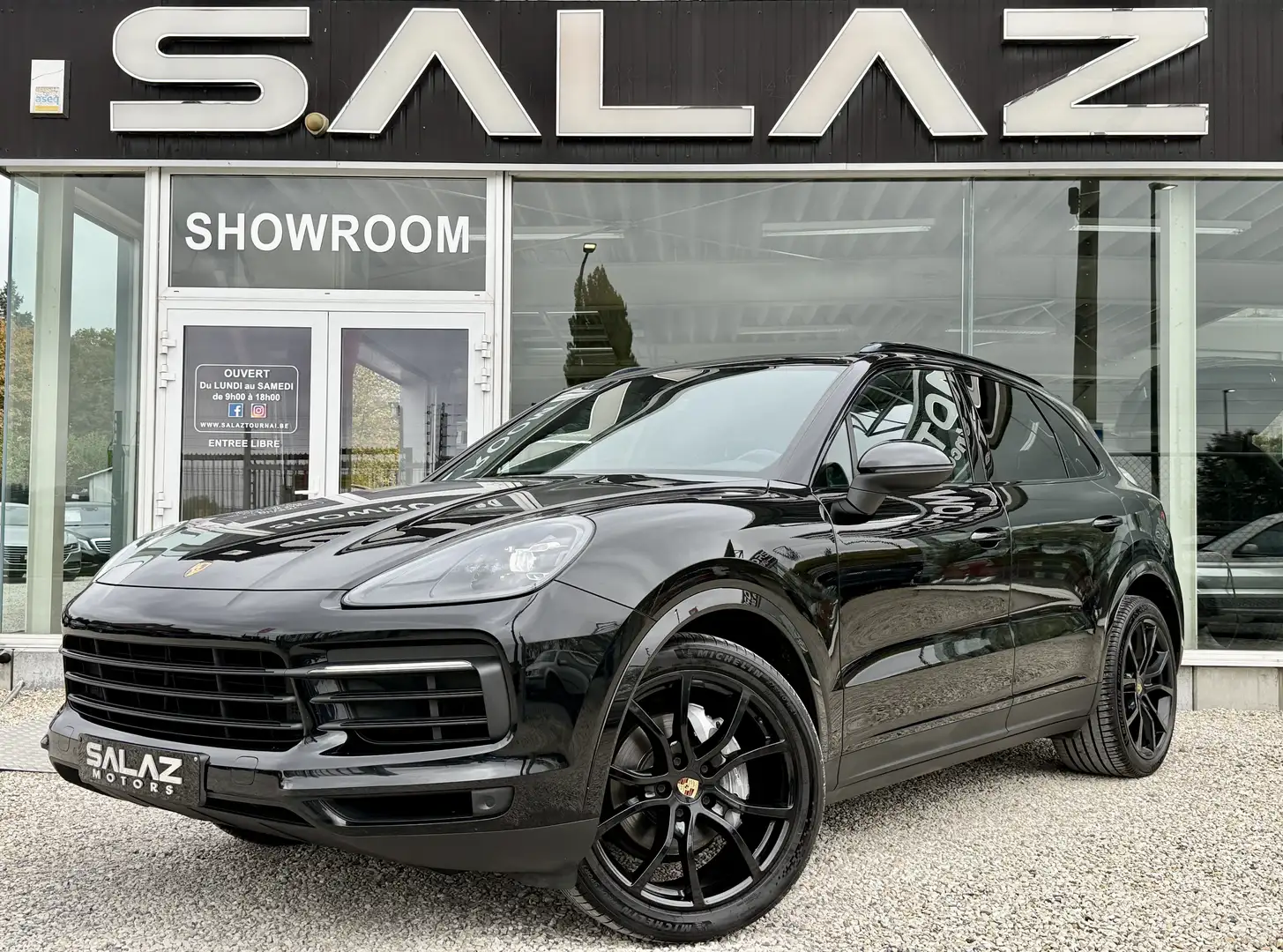 Porsche Cayenne Cayenne 3.0 Turbo V6_TOIT OUVR_J21_CARPLAY Noir - 1
