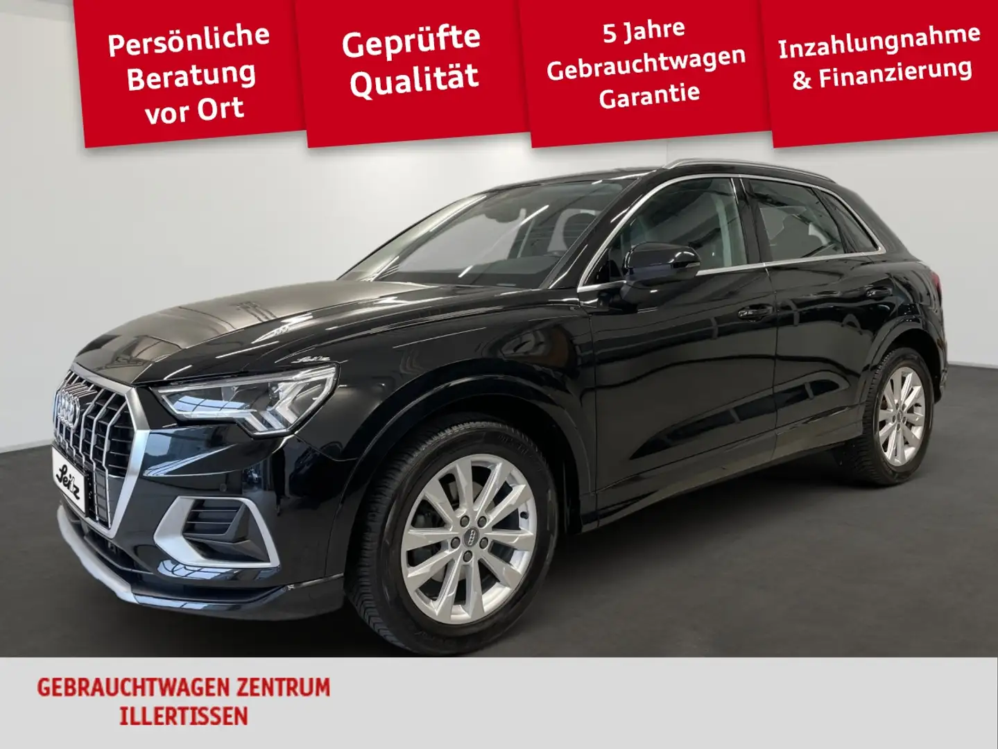 Audi Q3 35 TDI quattro advanced *AHK*PARKSENSOR*LED* Schwarz - 1