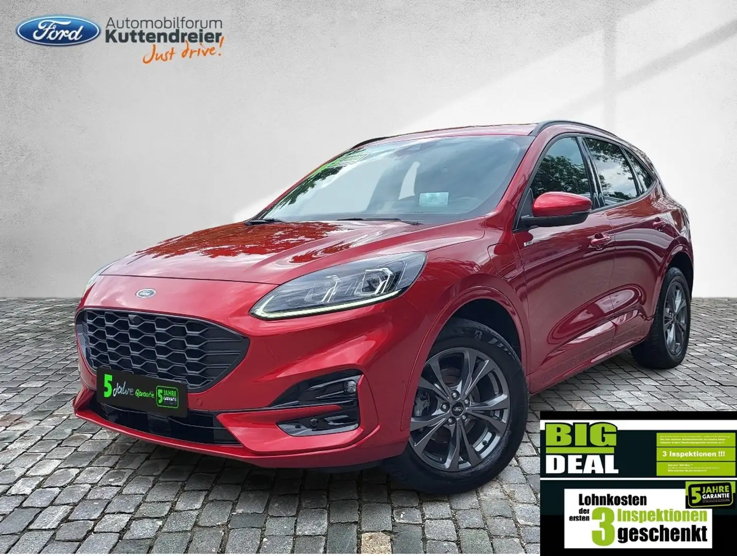 Ford Kuga PHEV ST-Line X Navi 2xKamera Voll-LED SHZ Rouge - 1