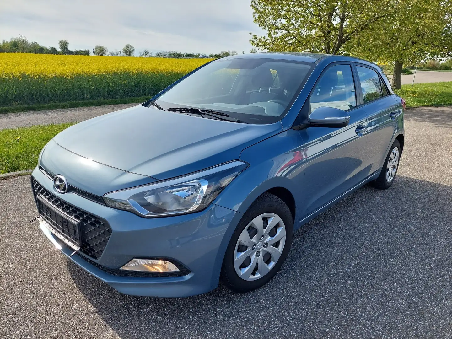 Hyundai i20 1.2 Active/ Klima/ 1-Hand/ TÜV neu/ MwSt ausweisb. Bleu - 1