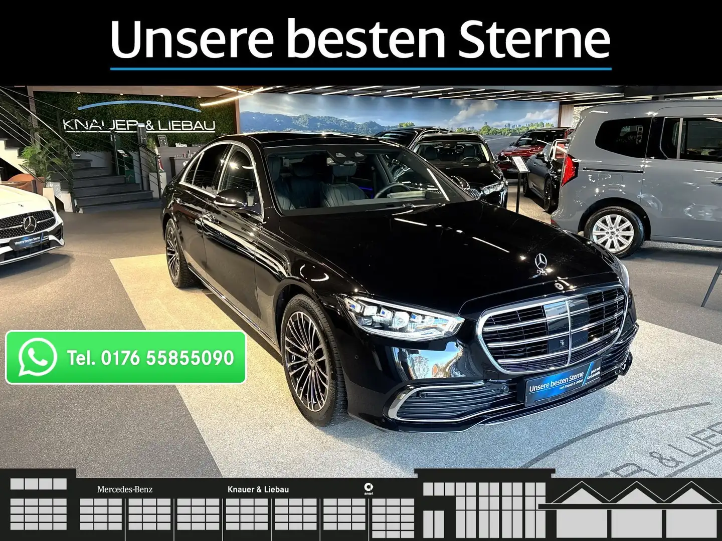 Mercedes-Benz S 350 S 350d 4M Airmatic*Pano*FAP*Burmester*Guard 360° Schwarz - 1