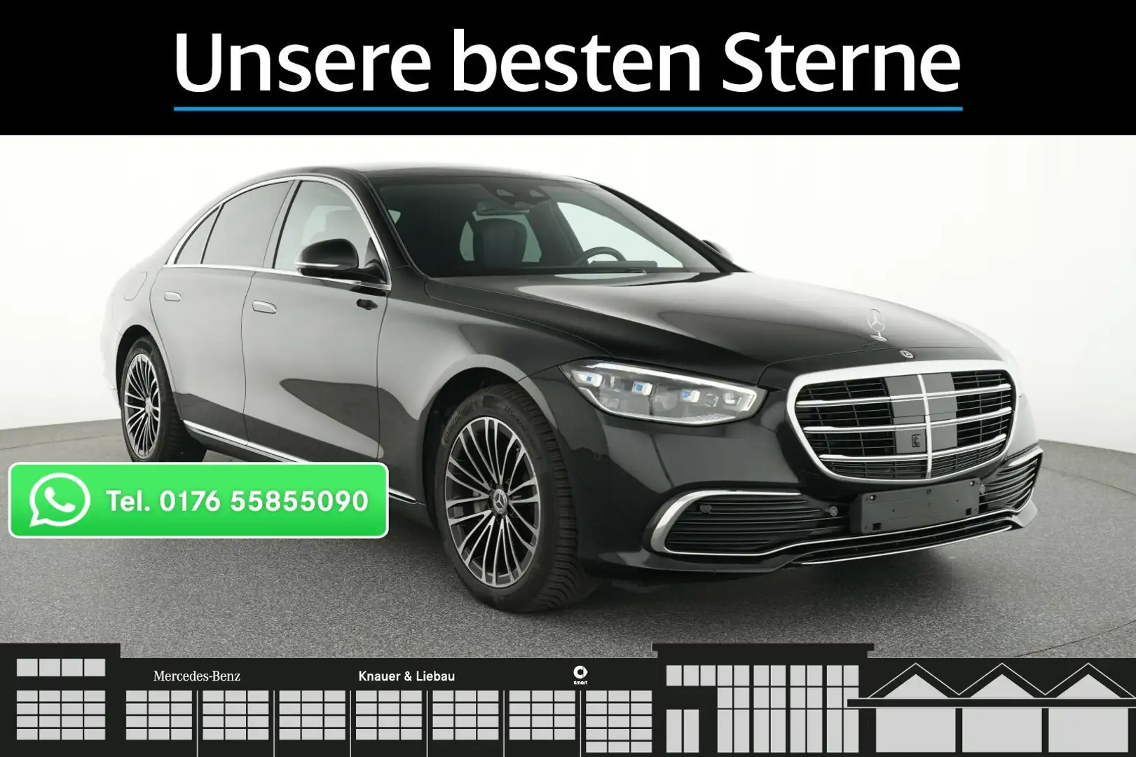 Mercedes-Benz S 350 S 350d 4M Airmatic*Pano*FAP*Burmester*Guard 360° Schwarz - 1