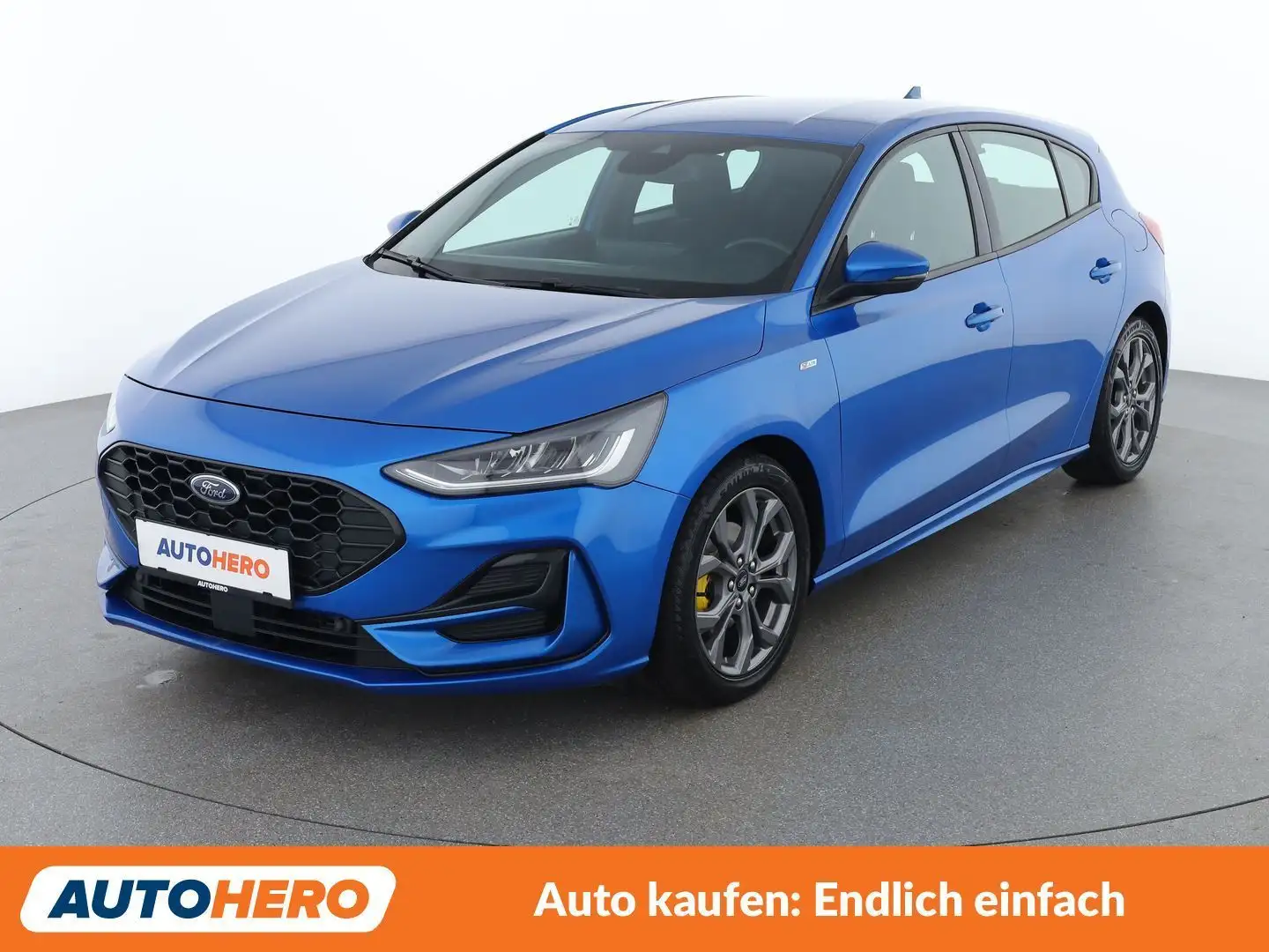 Ford Focus 1.0 EcoBoost ST-Line Blau - 1