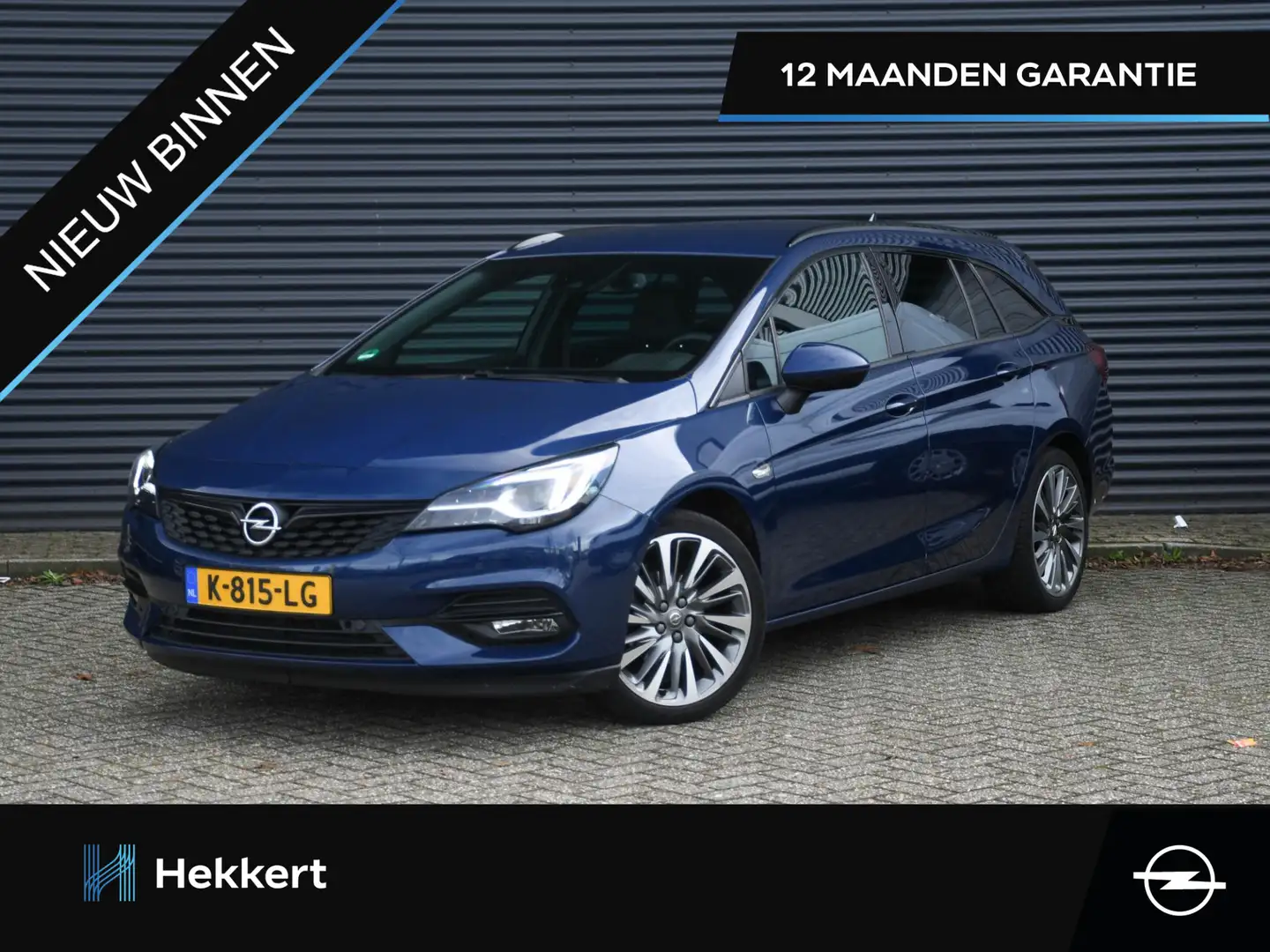 Opel Astra Sports Tourer Elegance 1.2 110pk DODE HOEK | ALCAN Bleu - 1