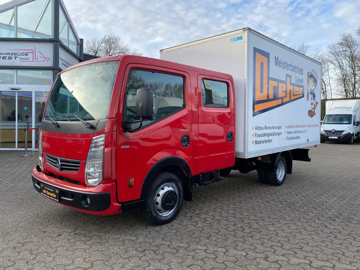Renault Master Maxity 3,0 D Maxi Koffer*7-Sitzer*AHK 3.500 Kg* Rot - 1