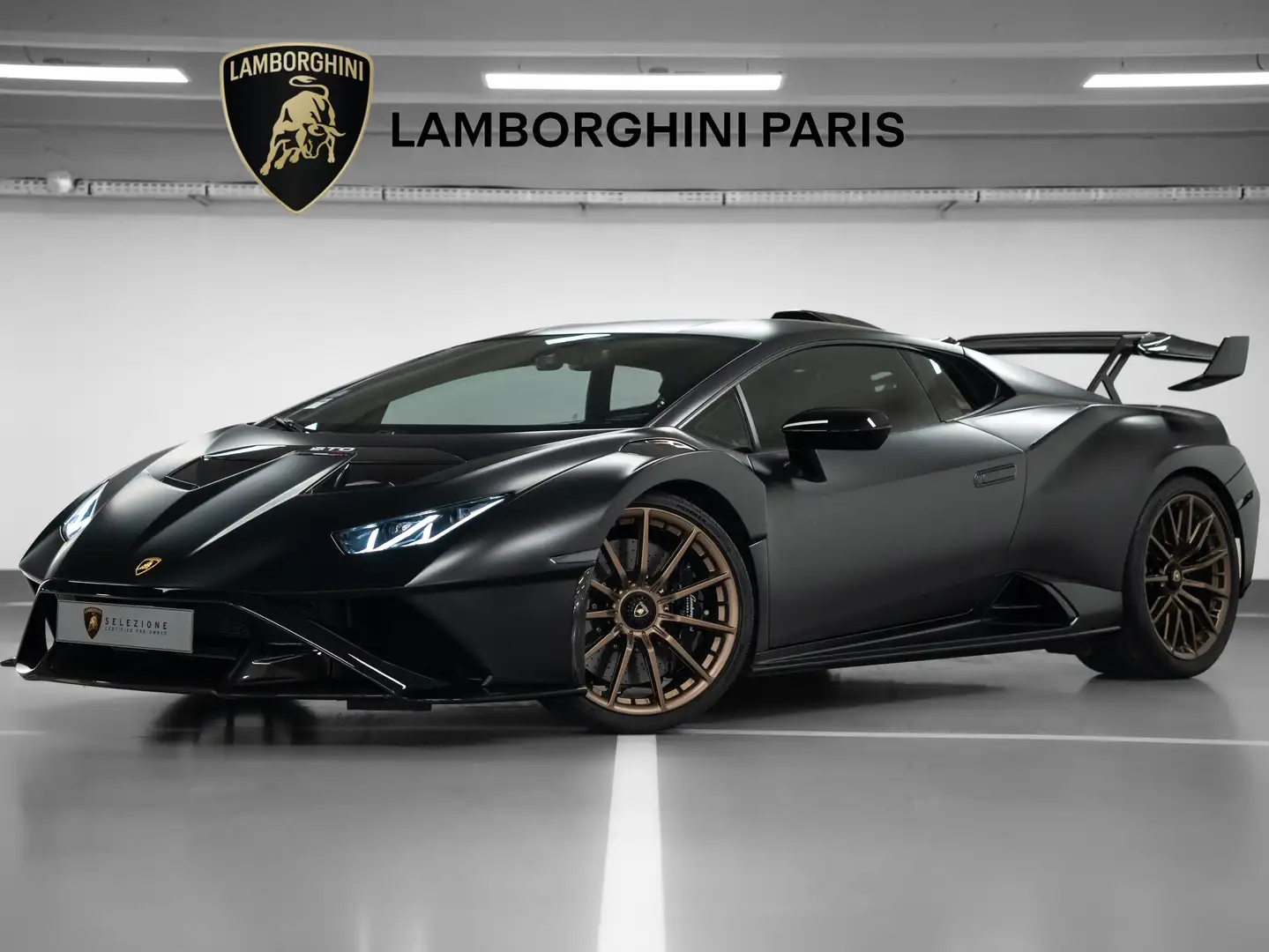 Lamborghini Huracán STO Чорний - 1