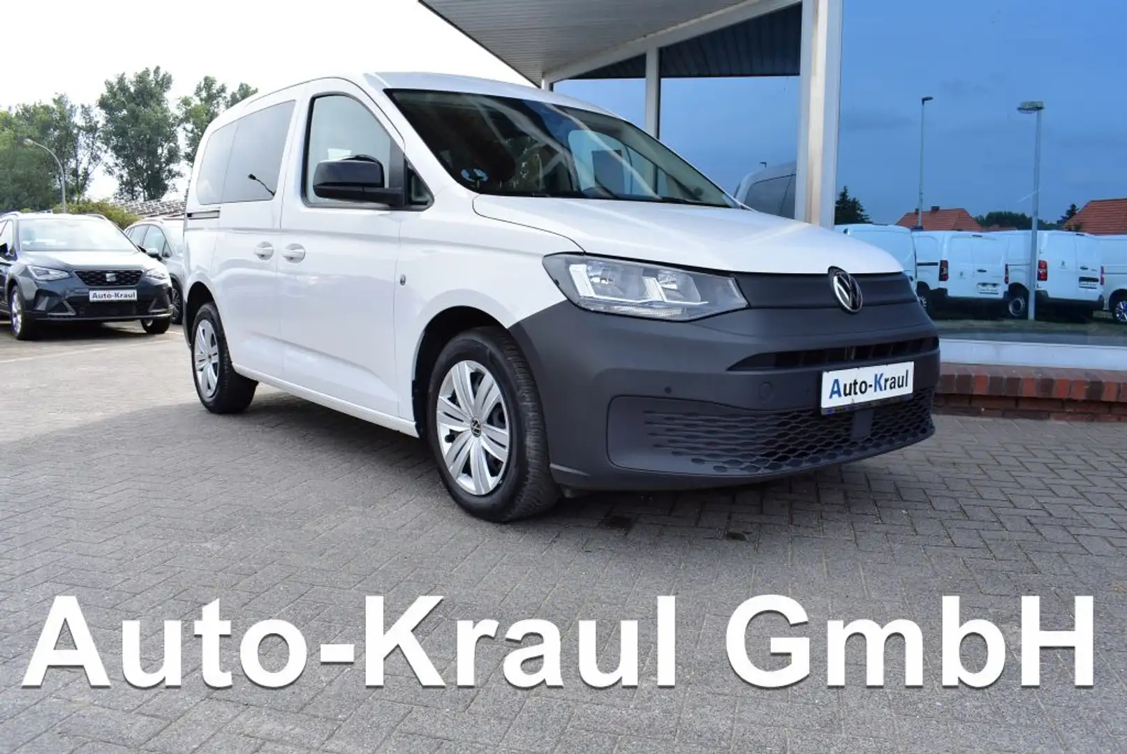 Volkswagen Caddy 2.0 TDI BMT (5-Si.) Caddy DSG-Automatik Navi Klima Blanc - 1