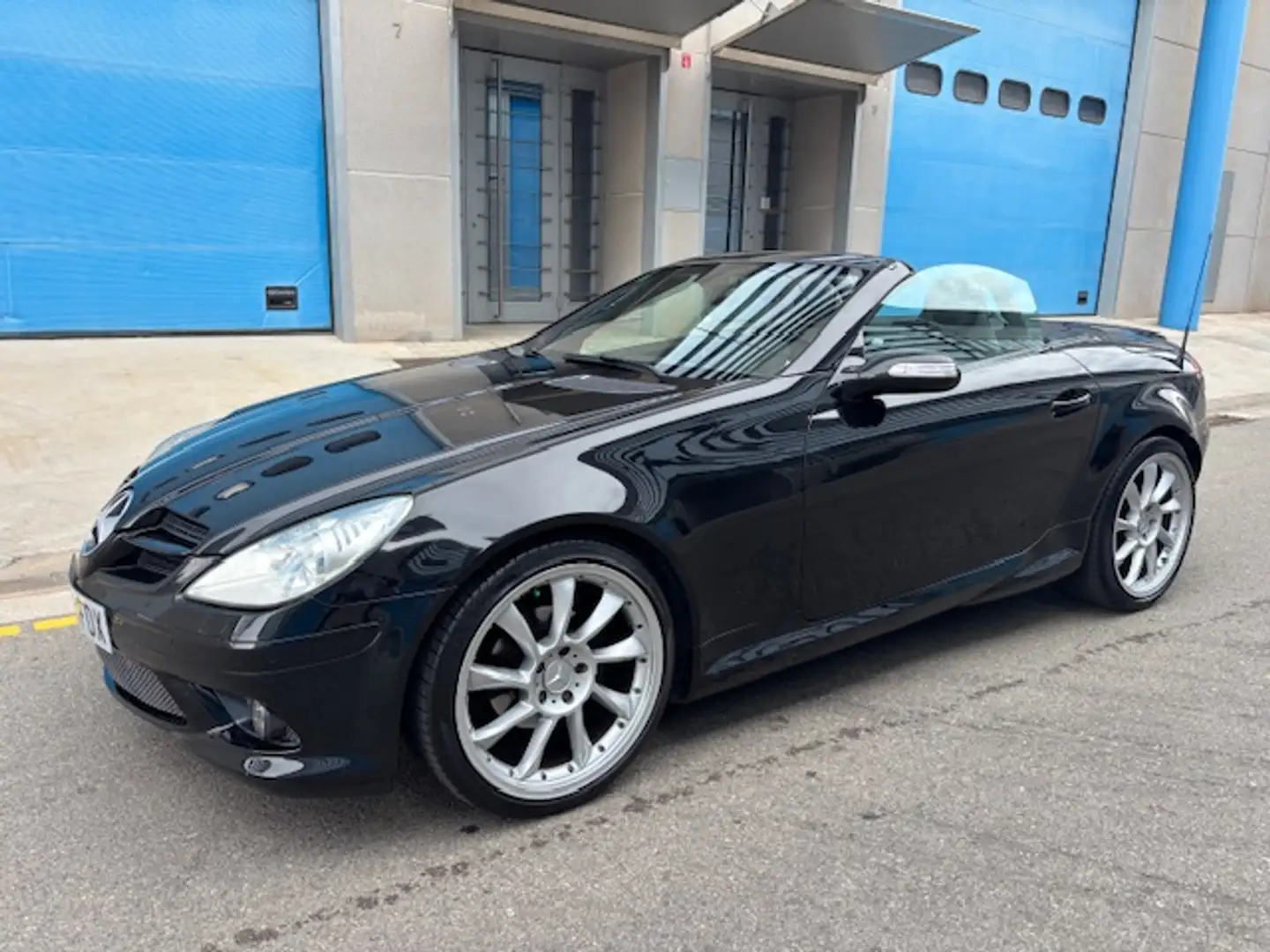 Mercedes-Benz SLK 200 200K Aut. Negro - 1