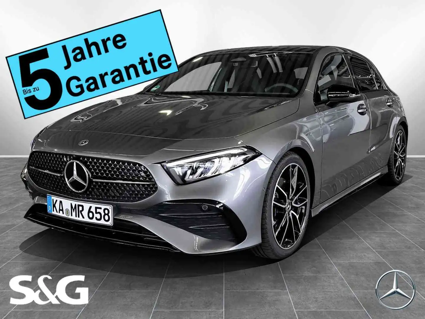 Mercedes-Benz A 220 4M AMG MBUX+RüKam+LED+Pano+AHK+Standhzg+ Szürke - 1