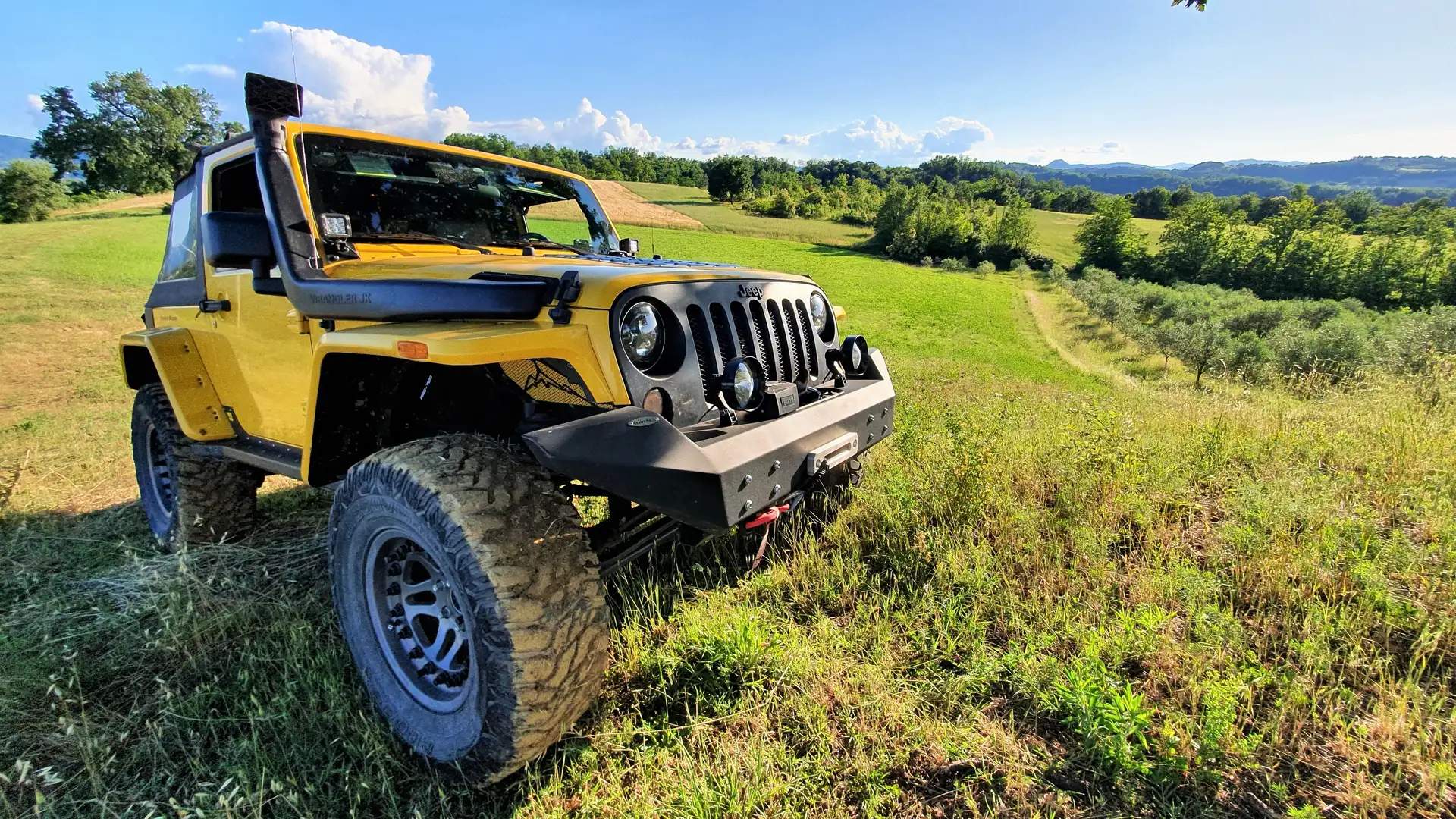 Jeep Wrangler JK RUBICON 3.8 V6 Giallo - 2