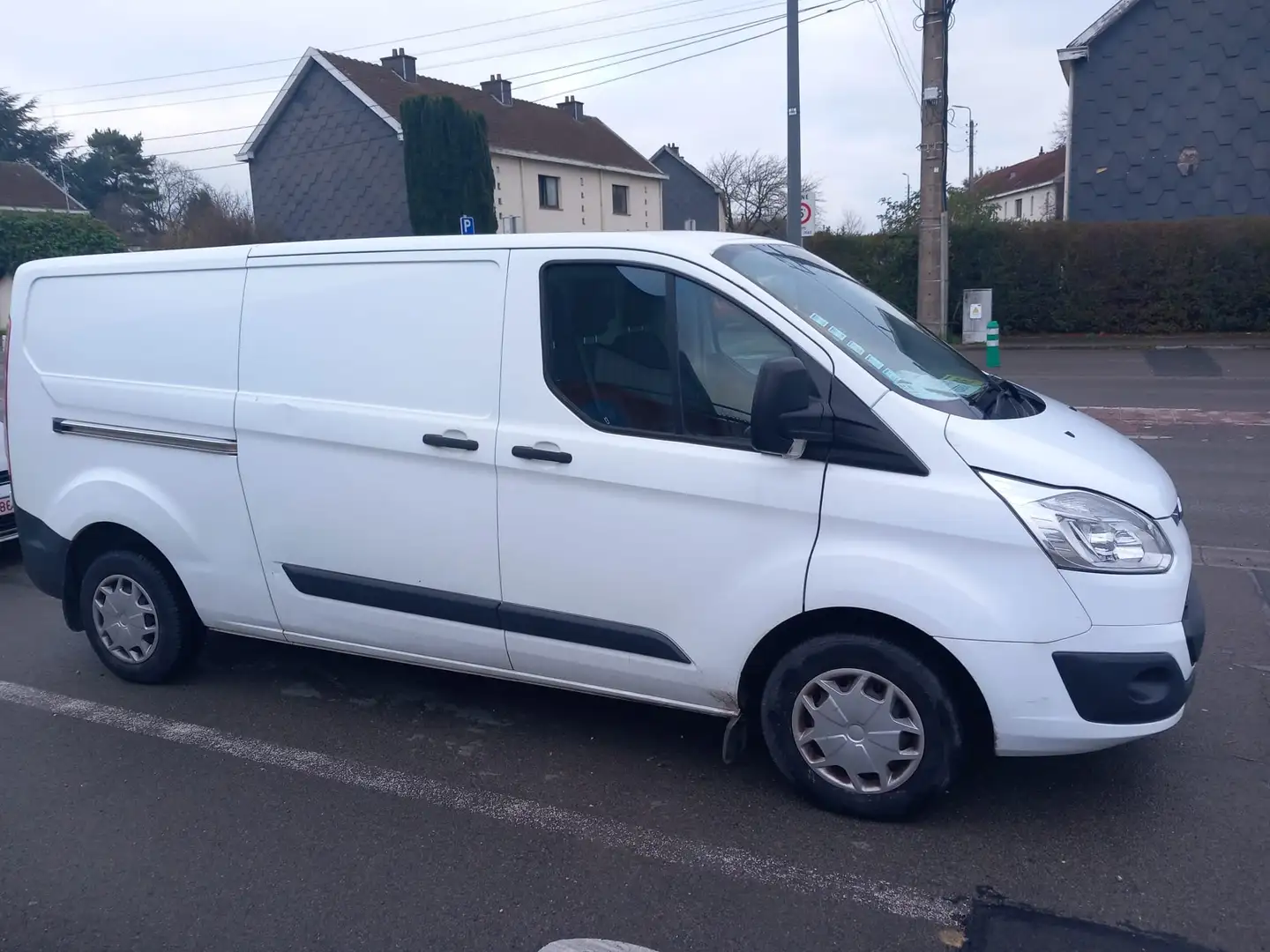 Ford Transit Custom Blanc - 1