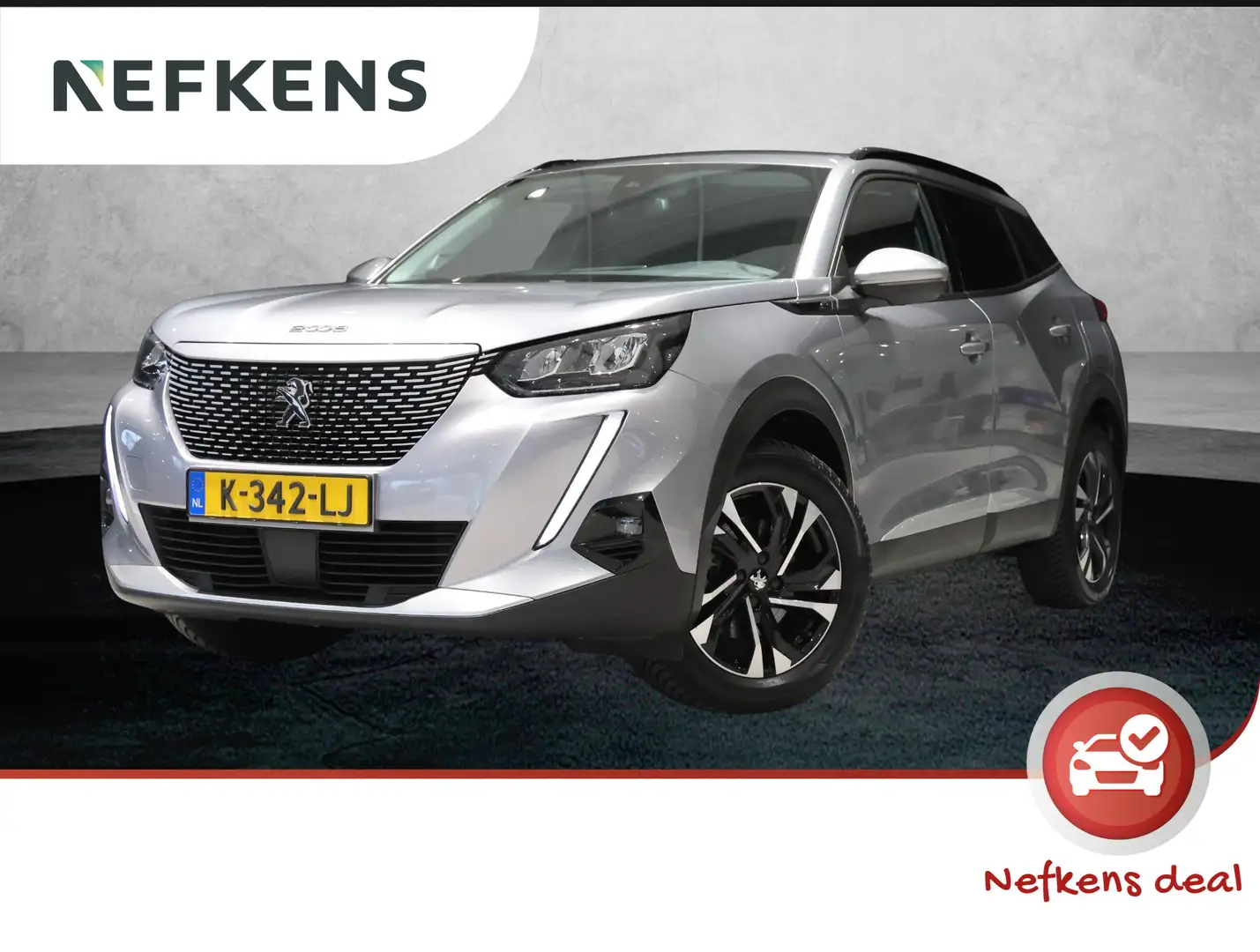 Peugeot e-2008 SUV Blue Lease Allure 50 kWh | Adaptieve Cruise Co Gris - 1