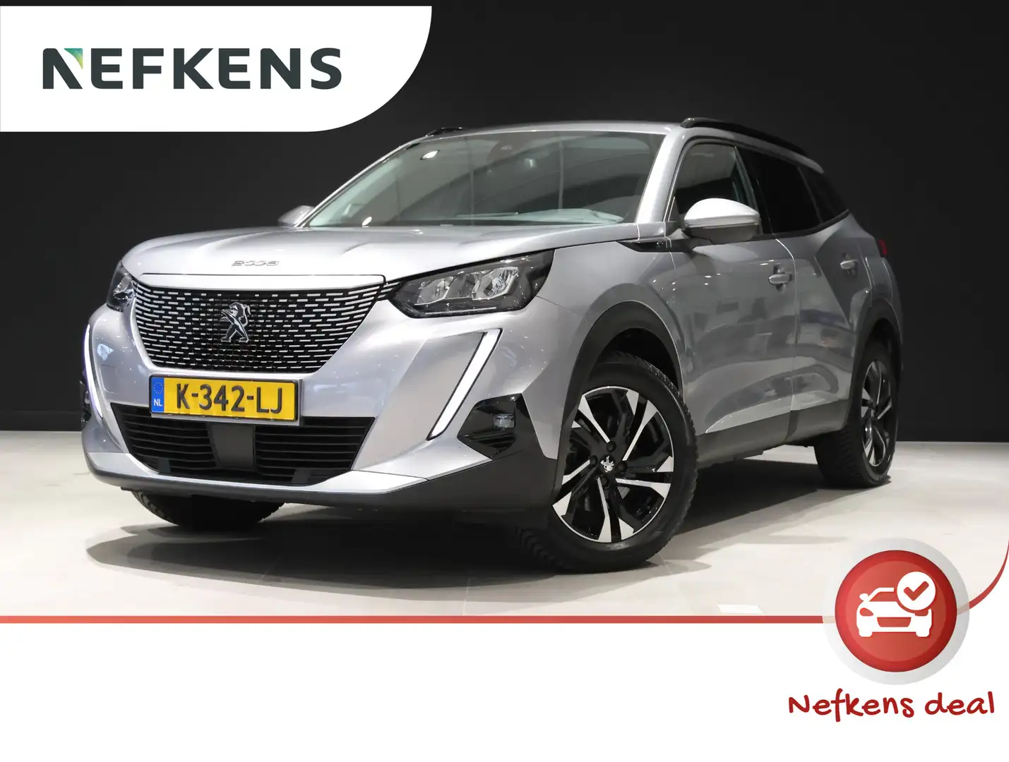 Peugeot e-2008 SUV EV Blue Lease Allure 50 kWh | Adaptieve Cruise Gris - 1