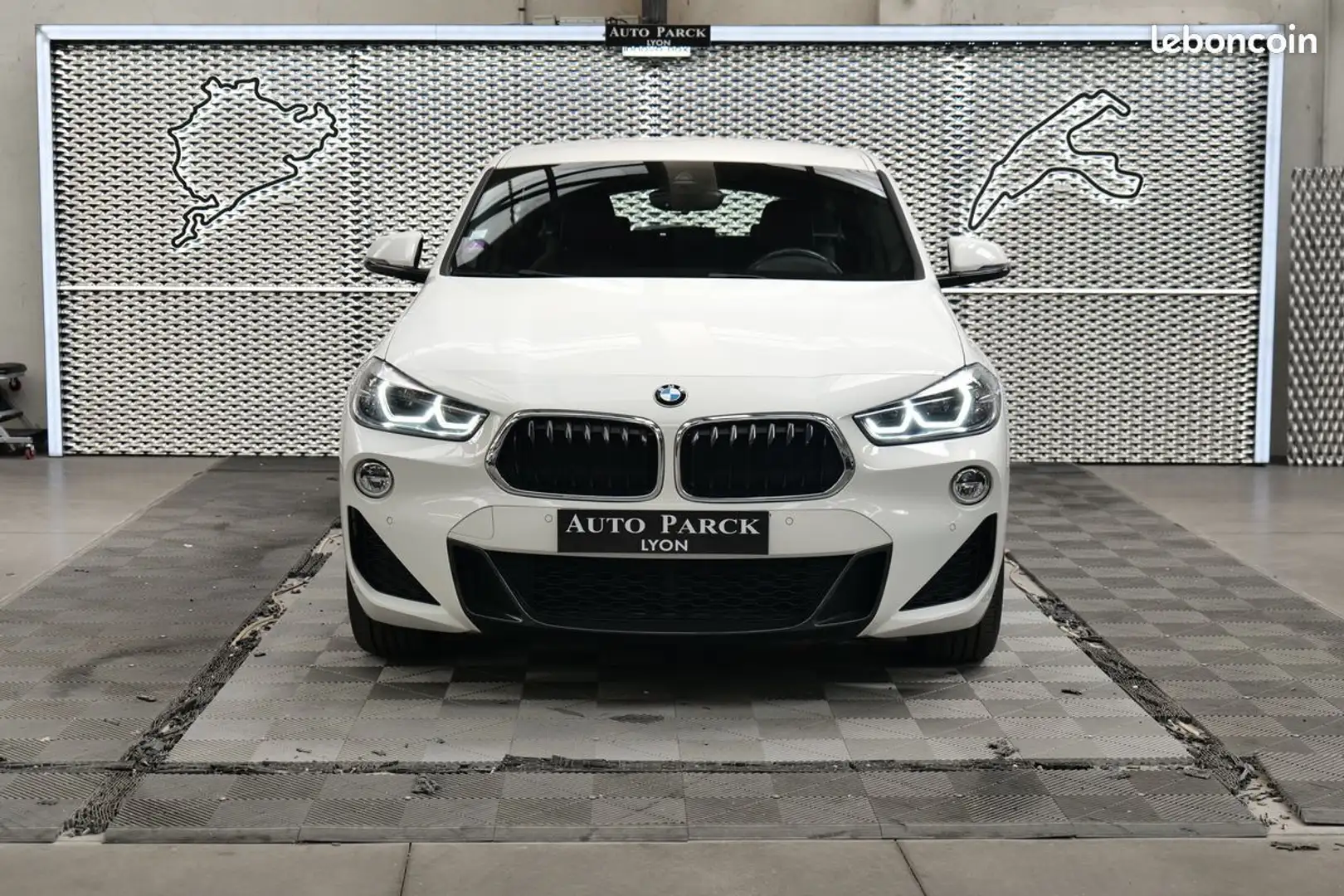 BMW X2 s drive 18i 140ch dkg7 m sport affichage tete haut Blanc - 2