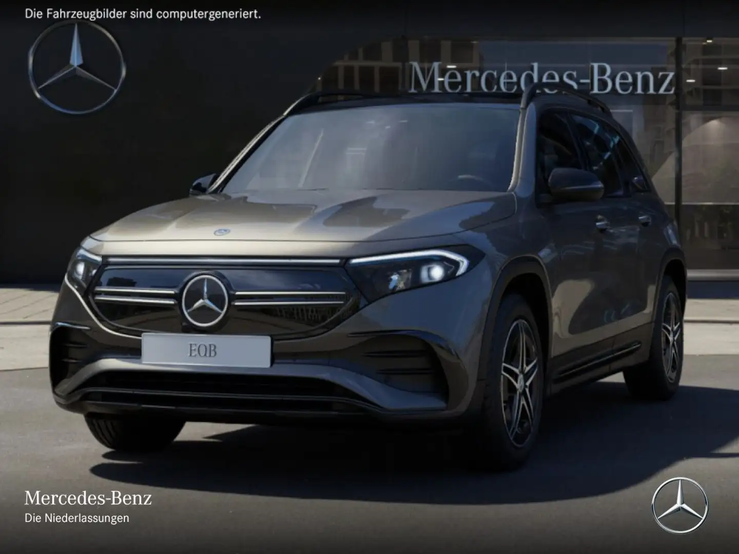 Mercedes-Benz EQB 350 4M AMG+NIGHT+PLUS-PAKET+PANO+KAMERA Grau - 2