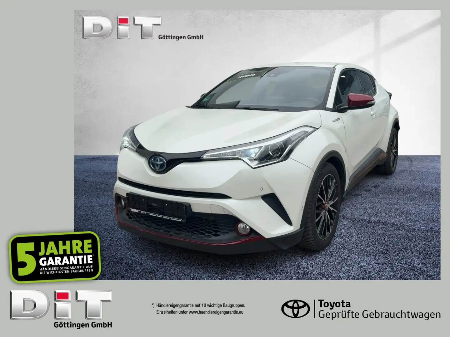 Toyota C-HR 1.8 Lounge FLA SpurH LM KeyLess PDC ACC Blanco - 1