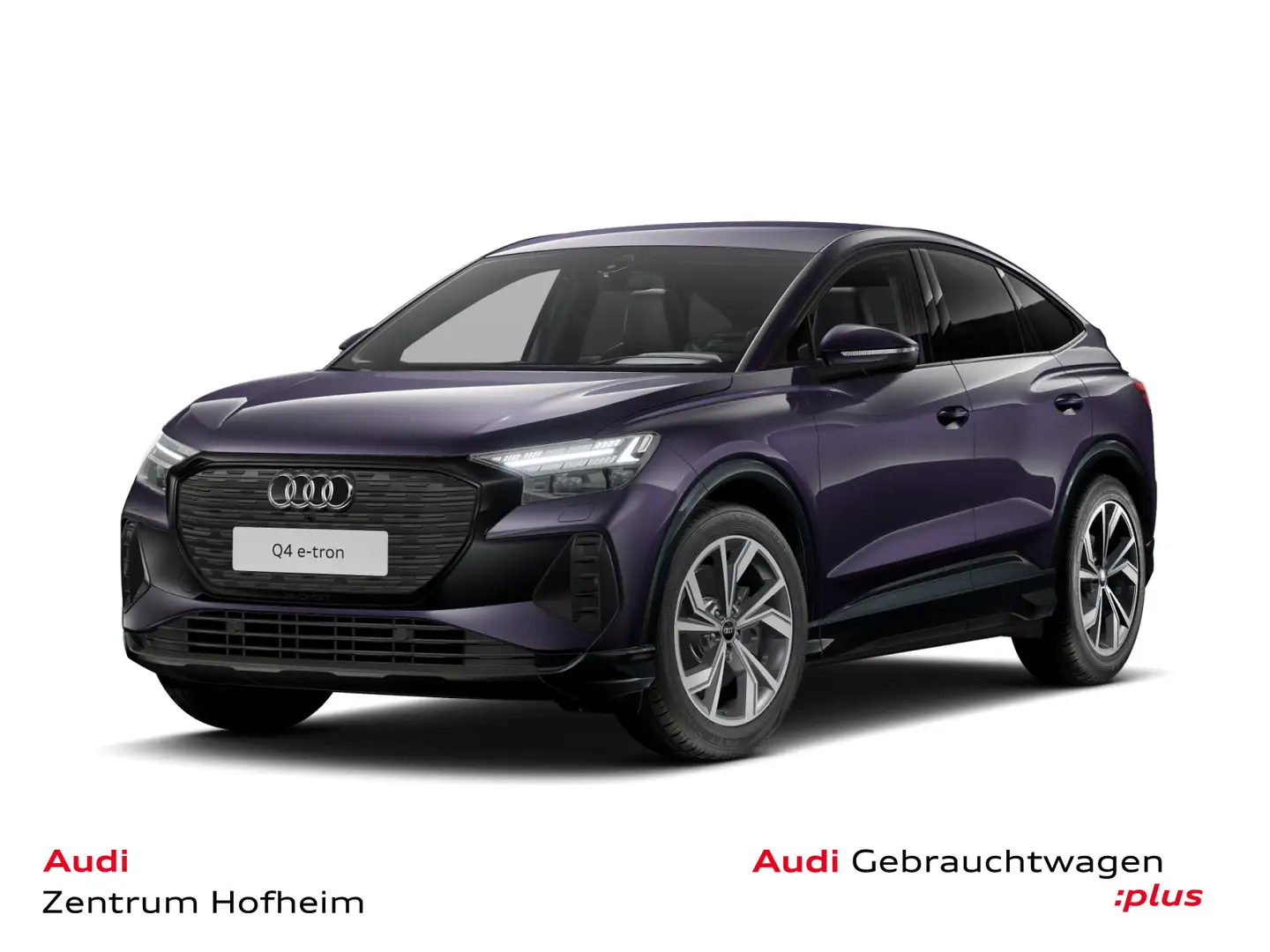 Audi Q4 e-tron 40 S line*AR-HUD*Matrix*Virt Violett - 1