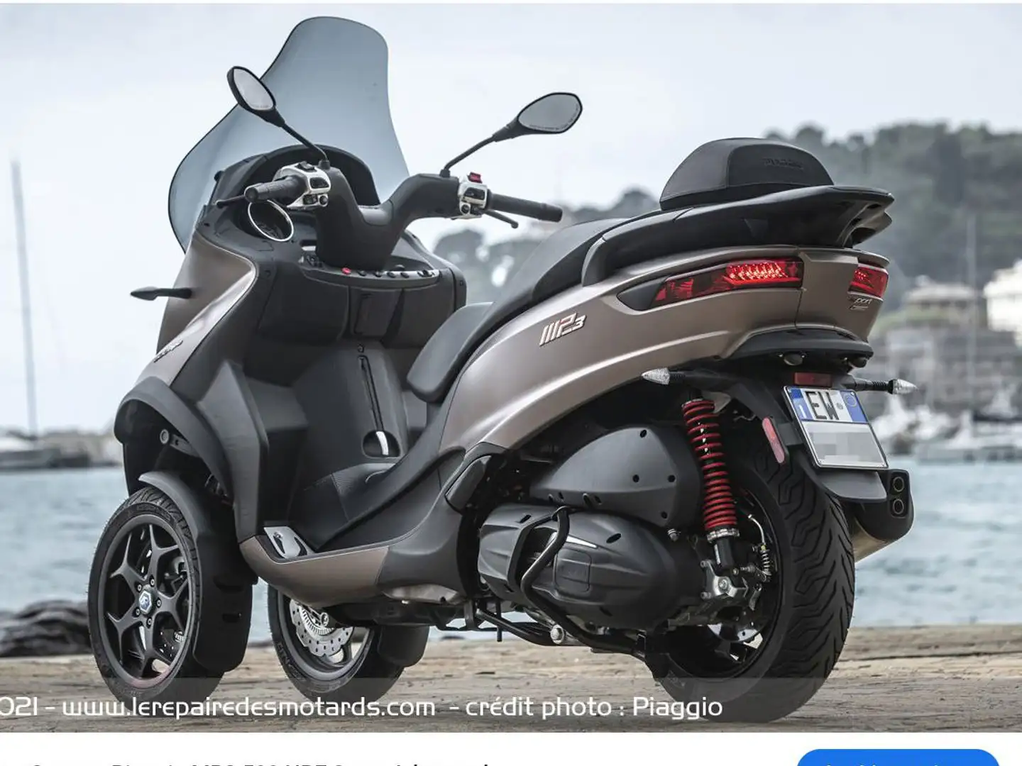 Piaggio MP3 500 Advanced sport Grigio - 1