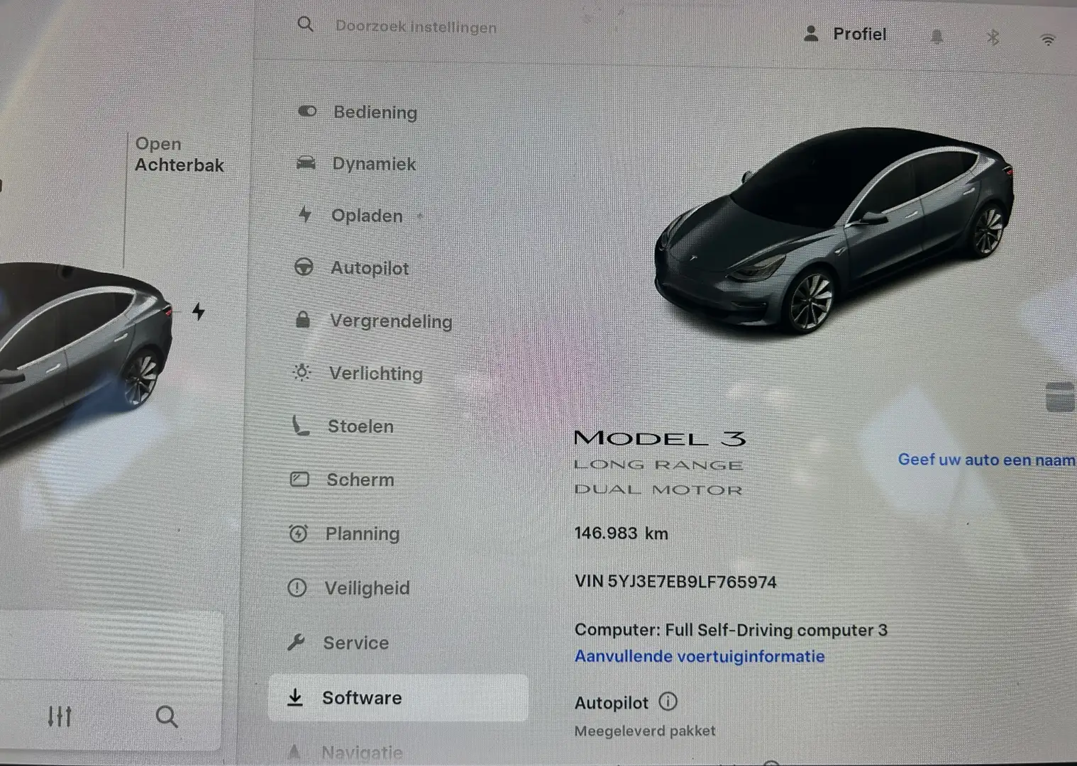 Tesla Model 3 Long Range AWD 75 kWh Trekhaak (1.000kg) 87% SOH 1 Gris - 2