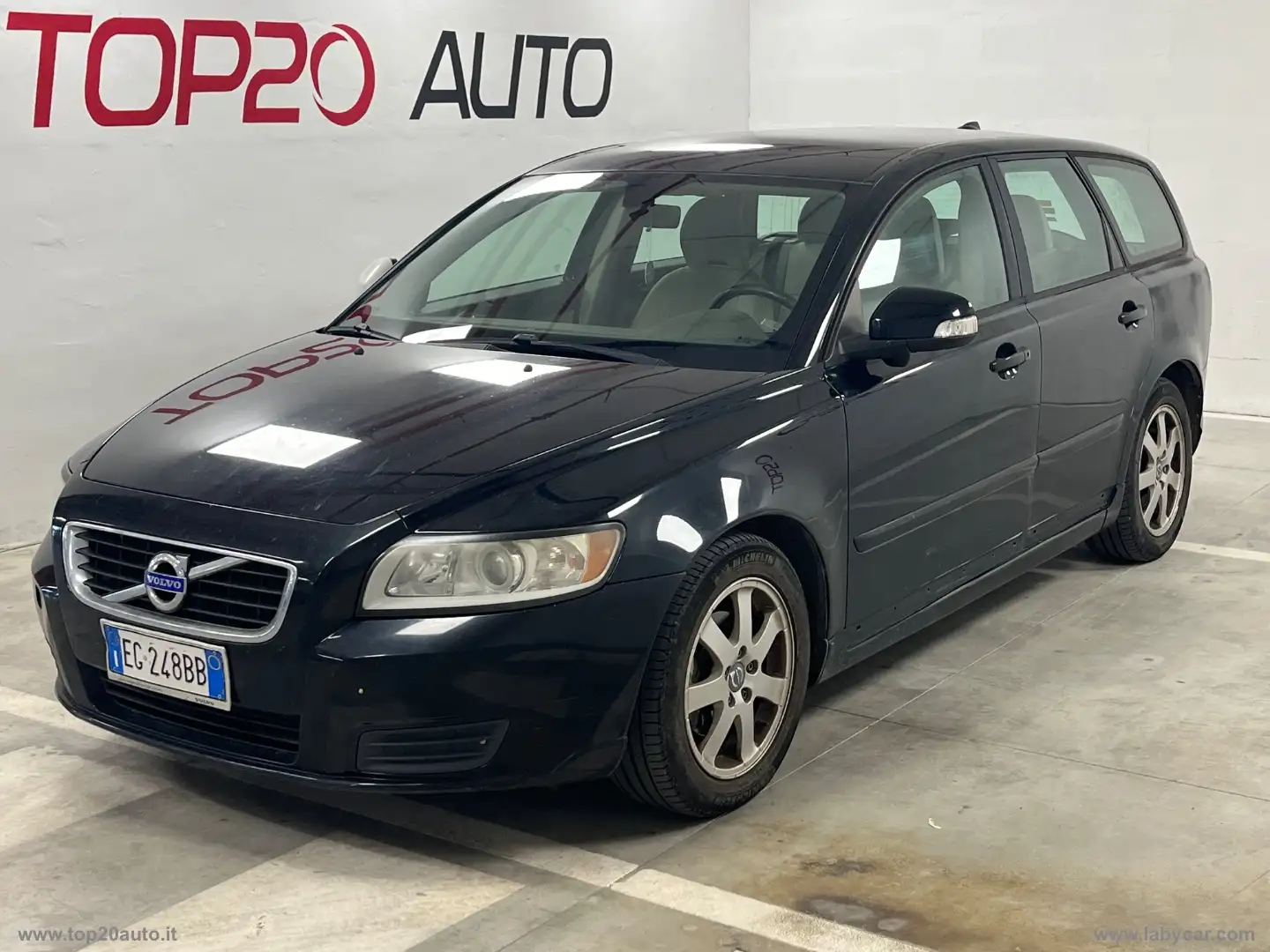 Volvo V50 D2 POLAR STATION WAGON|UNICA PROPRIETARIA Zwart - 1