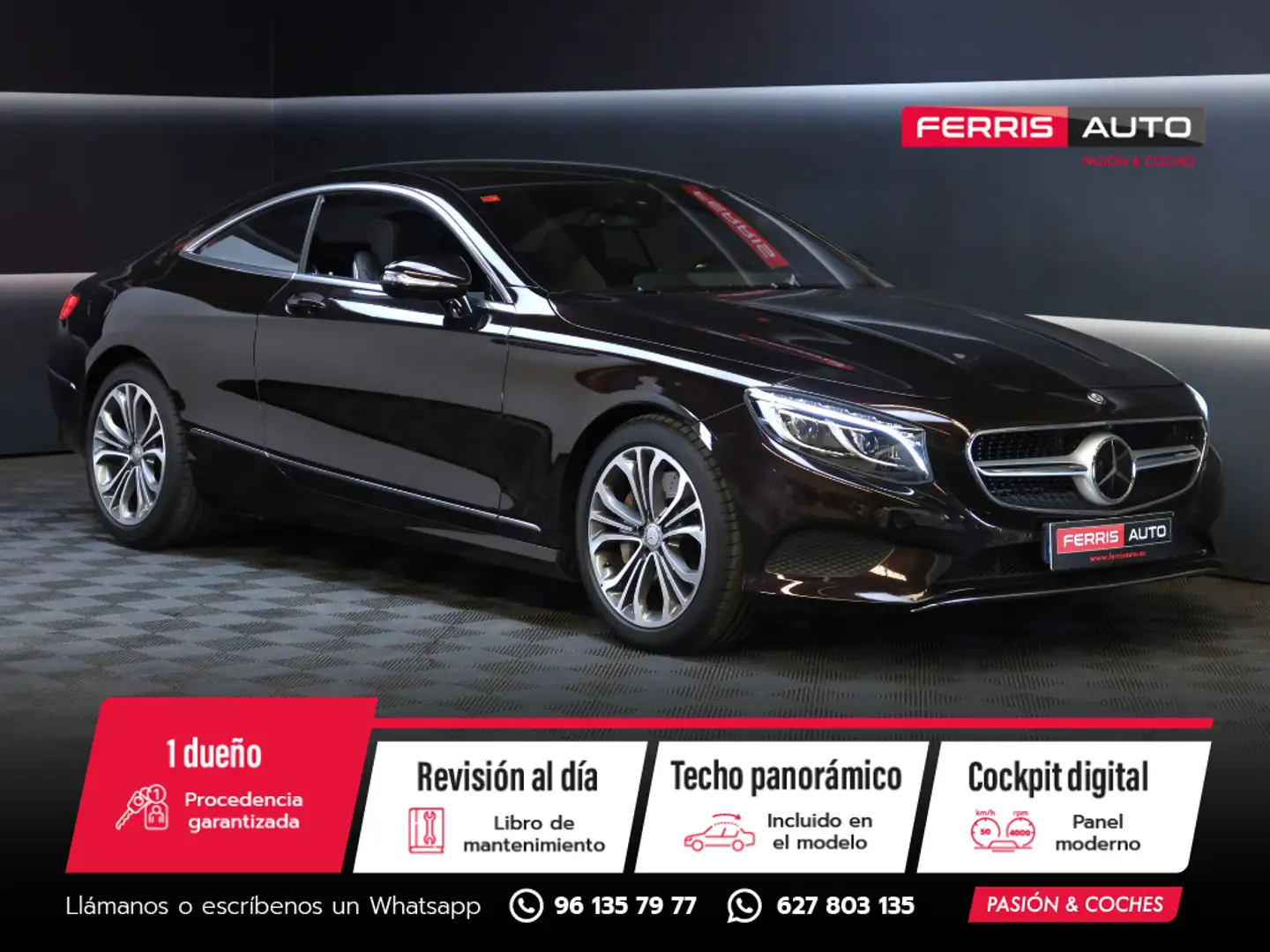 Mercedes-Benz S 500 Coupé 4M Aut. Noir - 1