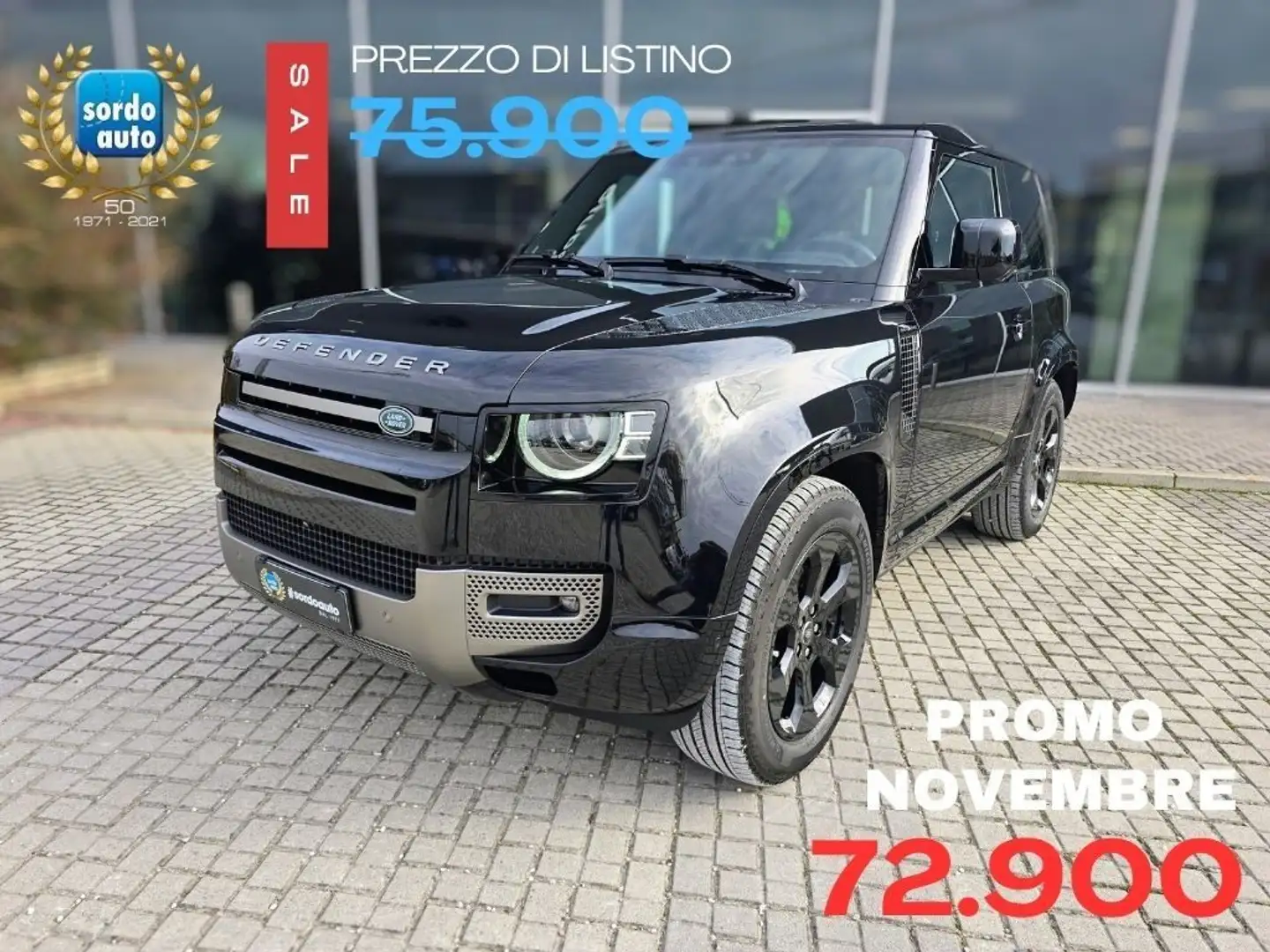 Land Rover Defender 90 3.0D I6 200 CV AWD Auto X-Dynamic SE Nero - 1