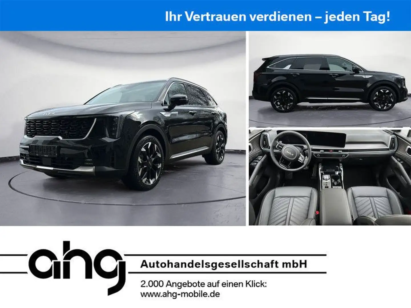 Kia Sorento 2.2 CRDi AWD Platinum DCT8 Tempom.aktiv Schwarz - 1