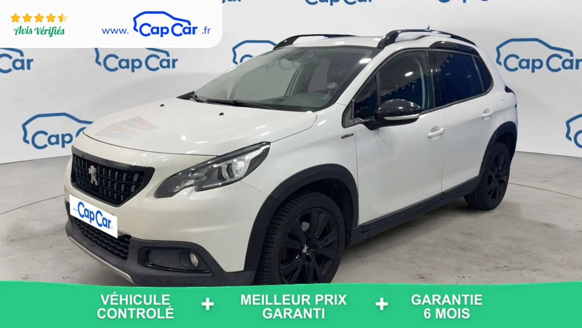 Peugeot 2008 1.6 BlueHDi 120 GT-Line Blanc - 1