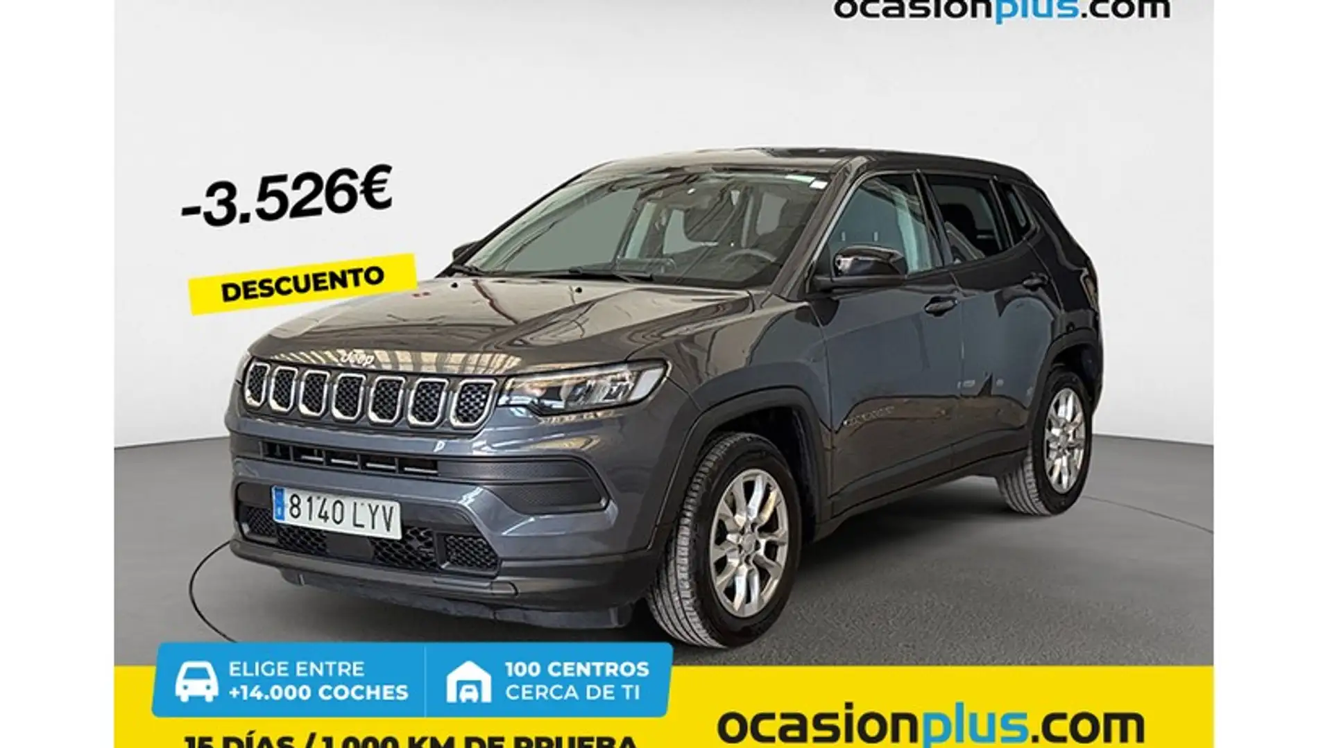 Jeep Compass 1.3 Gse T4 Longitude 4x2 130 Gris - 1