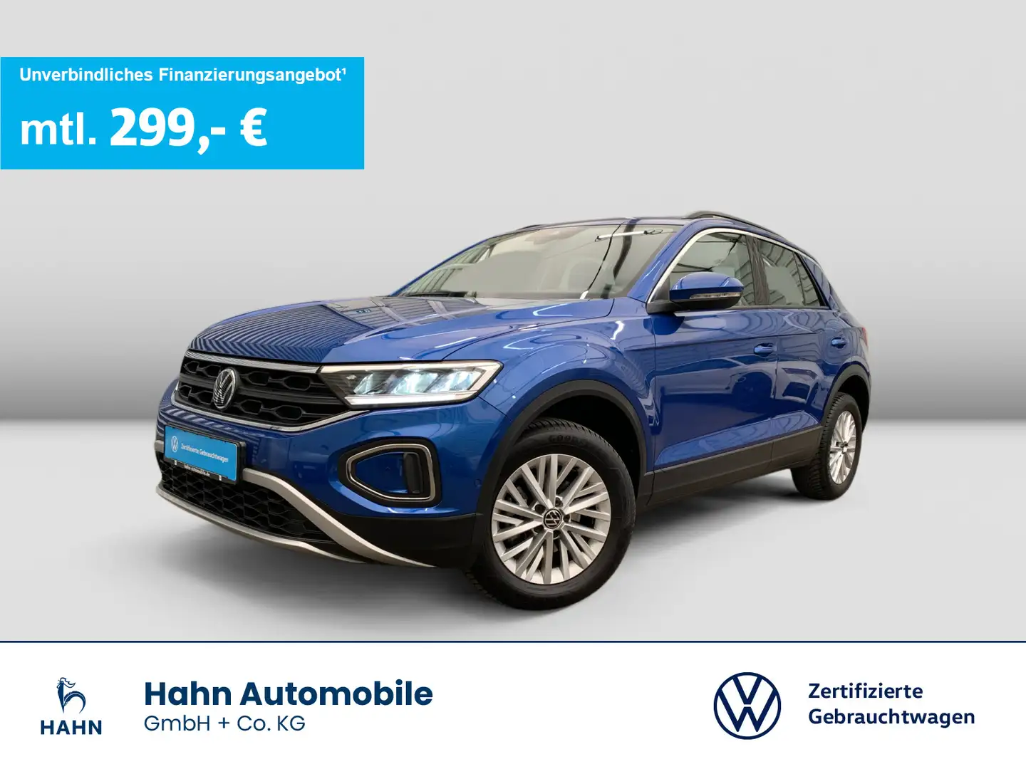 Volkswagen T-Roc 1.5 TSI DSG Life App-Connect Standheizung Bleu - 1