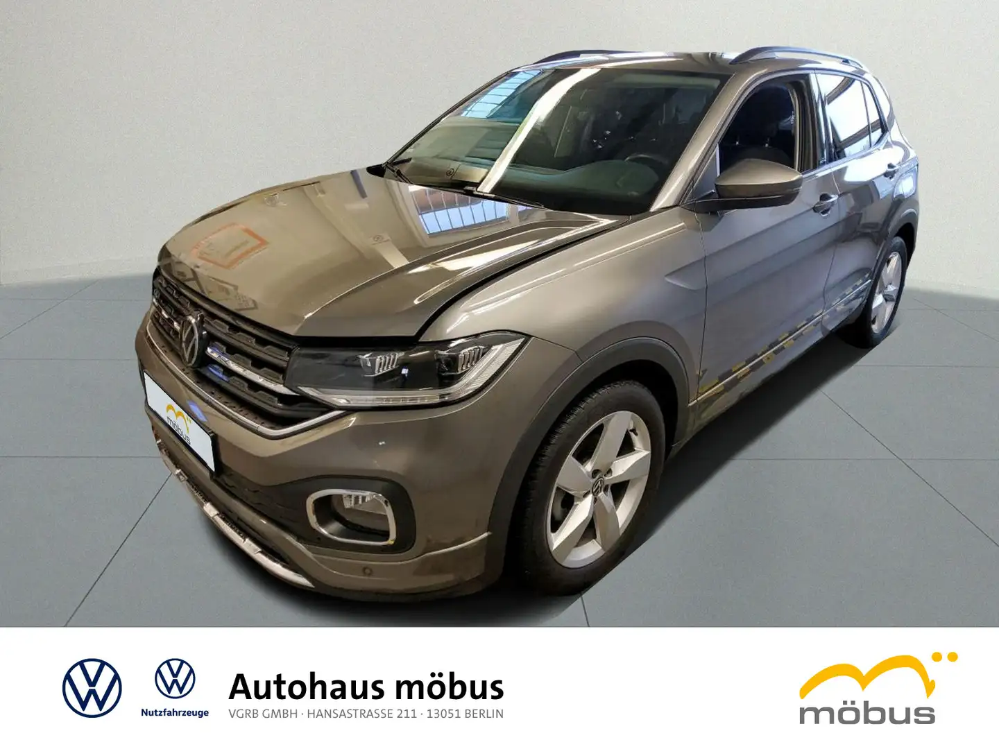 Volkswagen T-Cross 1.0 TSI Life *DSG*APP*ACC*LED*NAV*PDC* Grau - 2