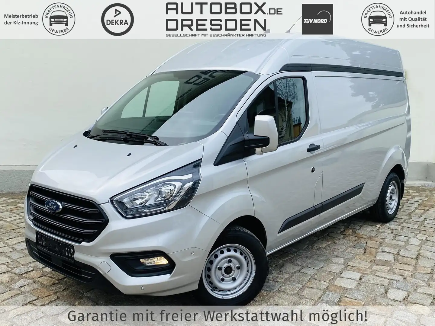 Ford Transit Custom 340 L2 H3 +CAM+CARPLAY+NAVI+PDC+ Argent - 1