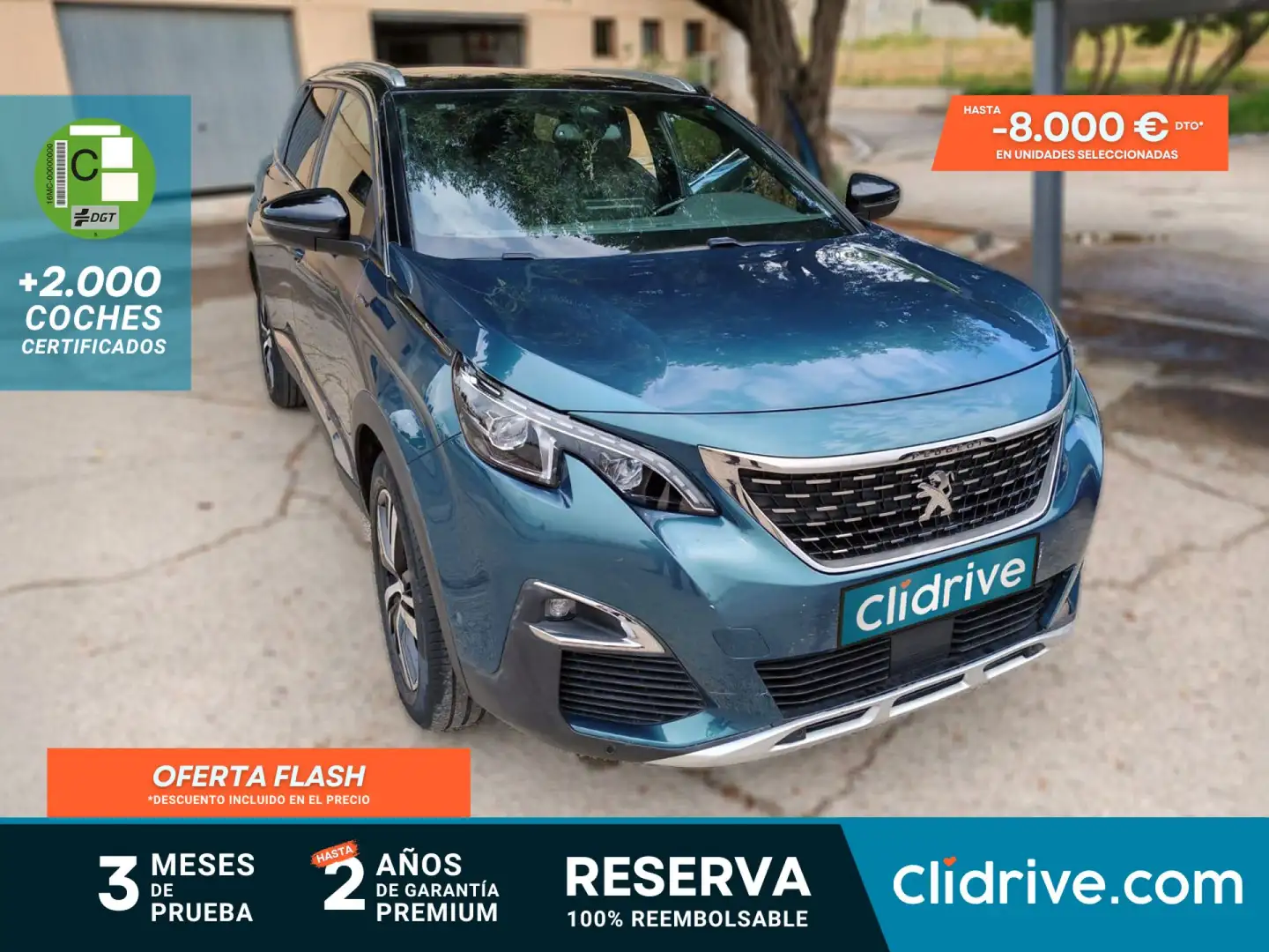 Peugeot 5008 1.2 PureTech S&S Style 7 pl. 130 Vert - 1