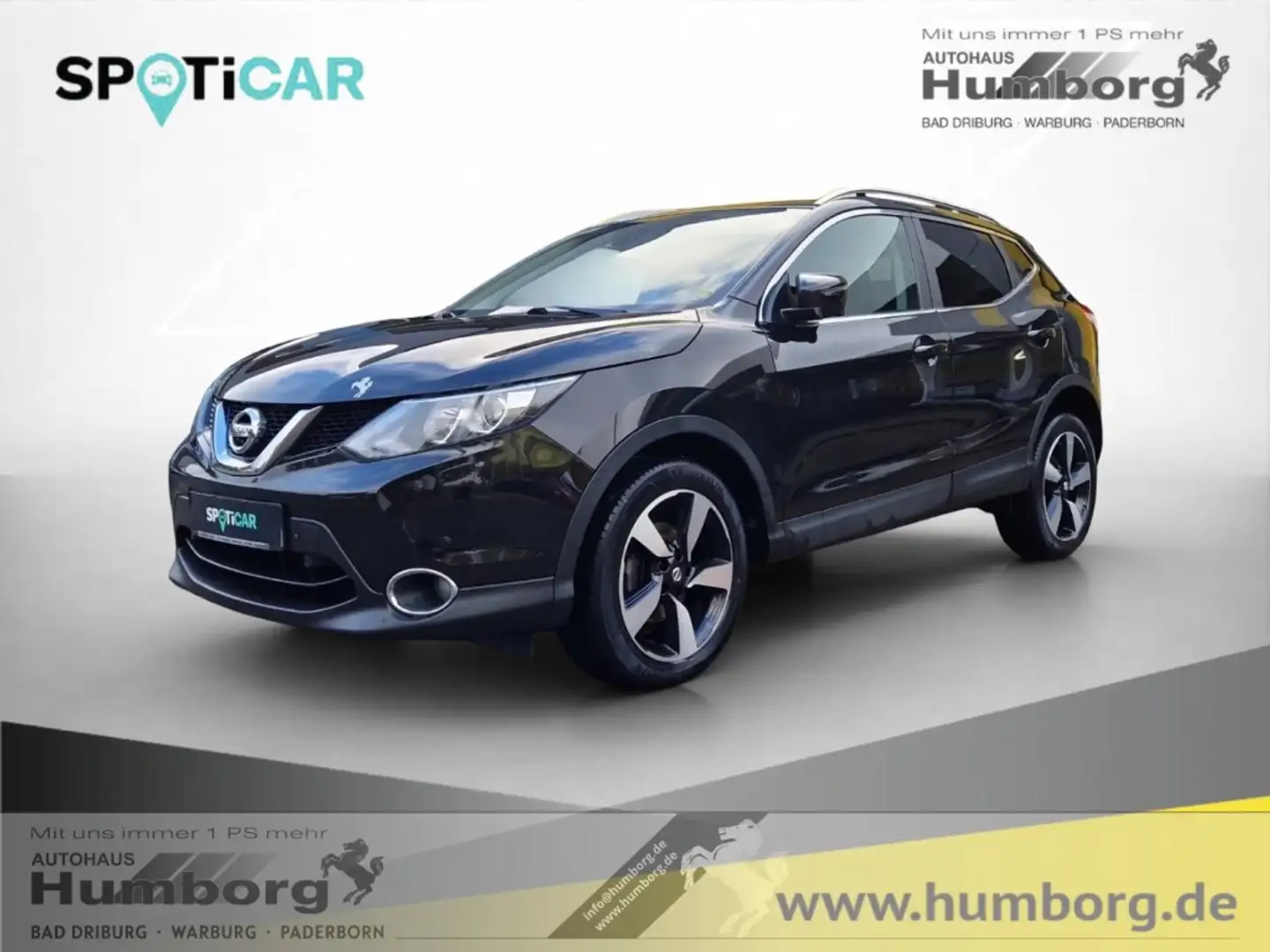 Nissan Qashqai 1.6 dCi DPF N-Connecta Panorama Navi 360 Kamera Me Schwarz - 1