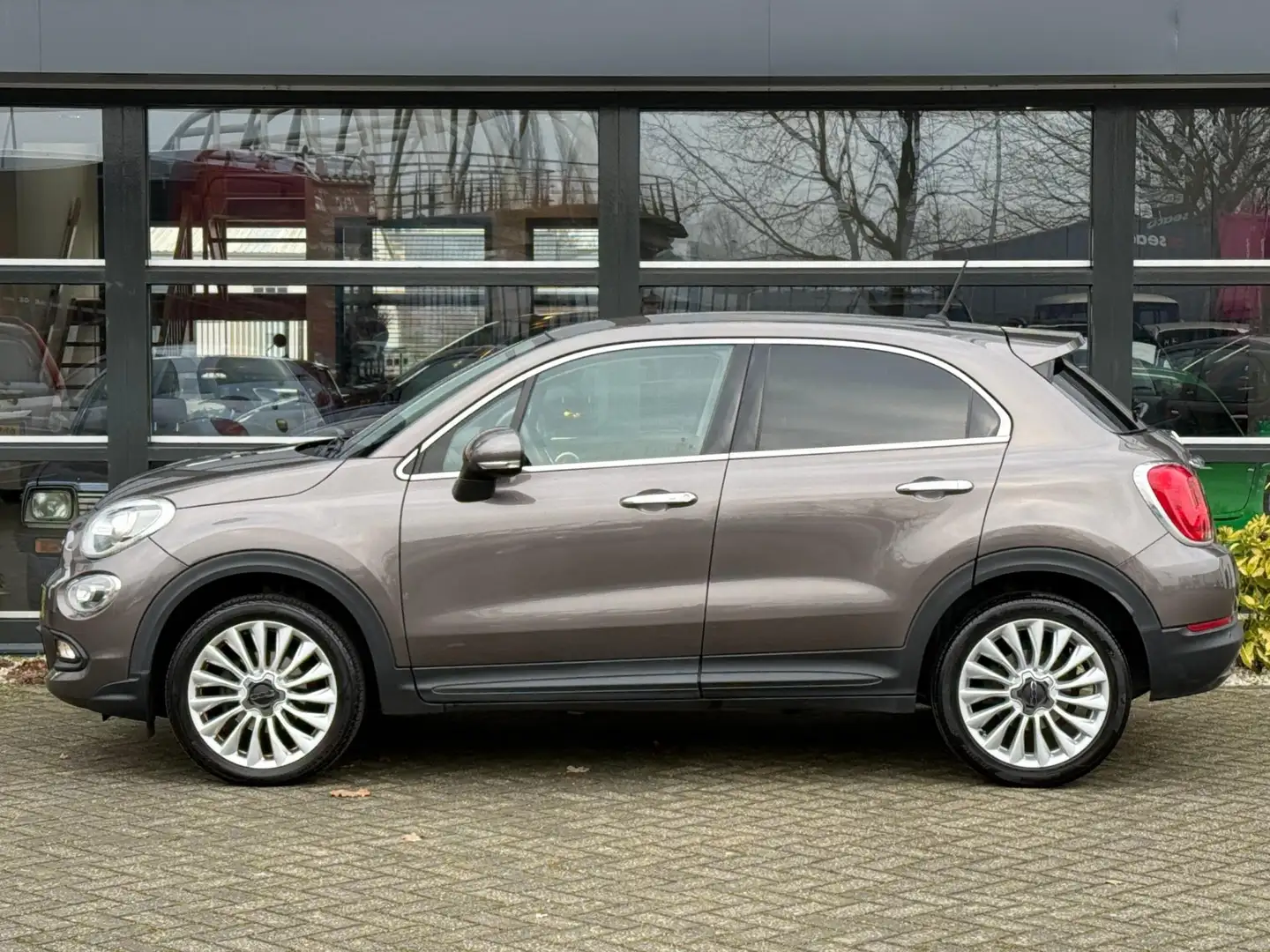 Fiat 500X 1.4 Turbo MultiAir Lounge Automaat Leder Navi Airc Brown - 2