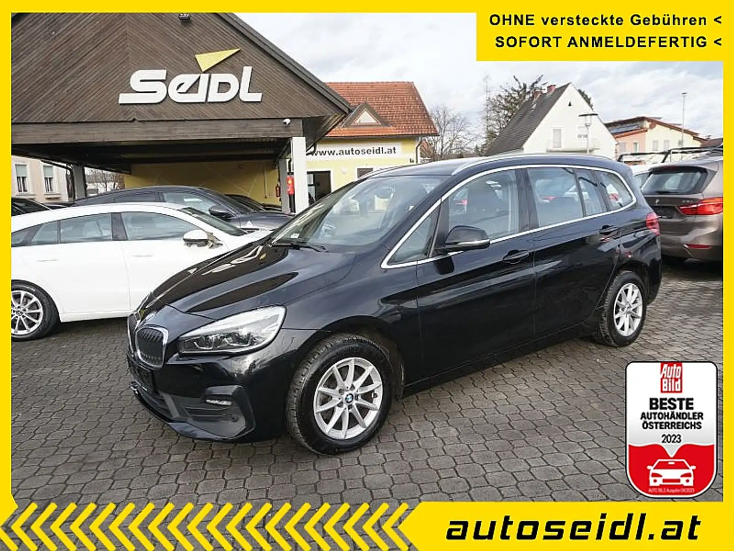 BMW 216 216d Gran Tourer *7-SITZE+LED+NAVI* crna - 1