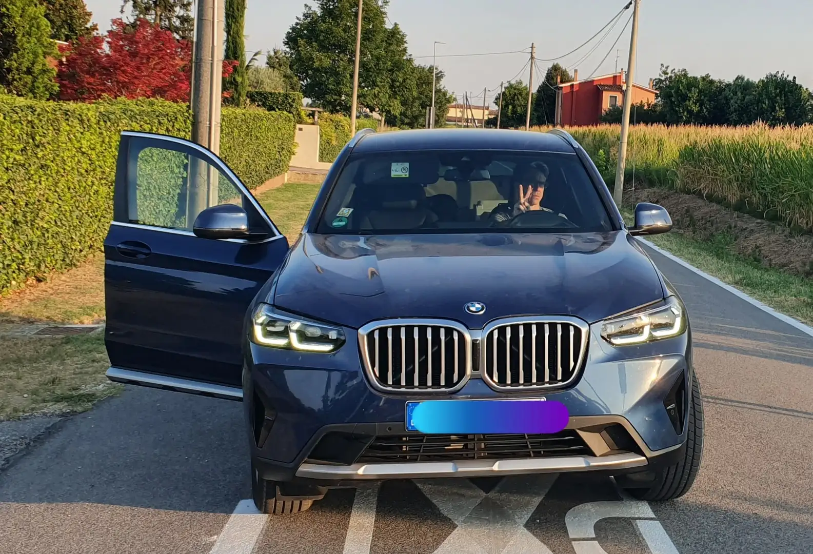 BMW X3 xDrive 30 e Bleu - 1