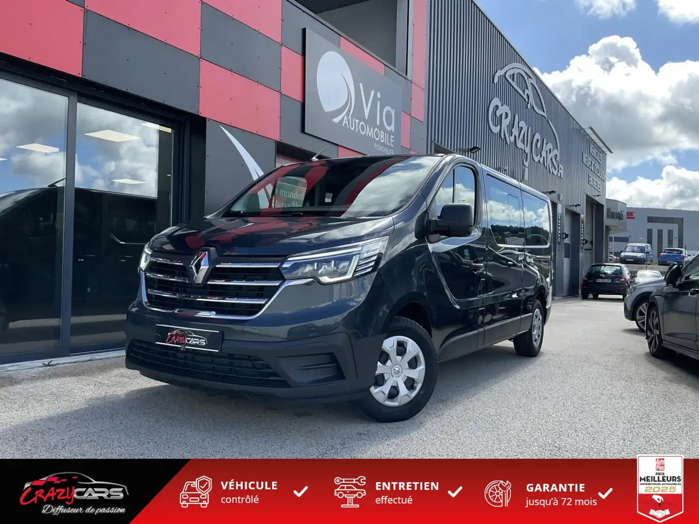 Renault Trafic L2H1 2.0 Energy dCi 150 Zen Carplay - TVA RECUPERA Gris - 1